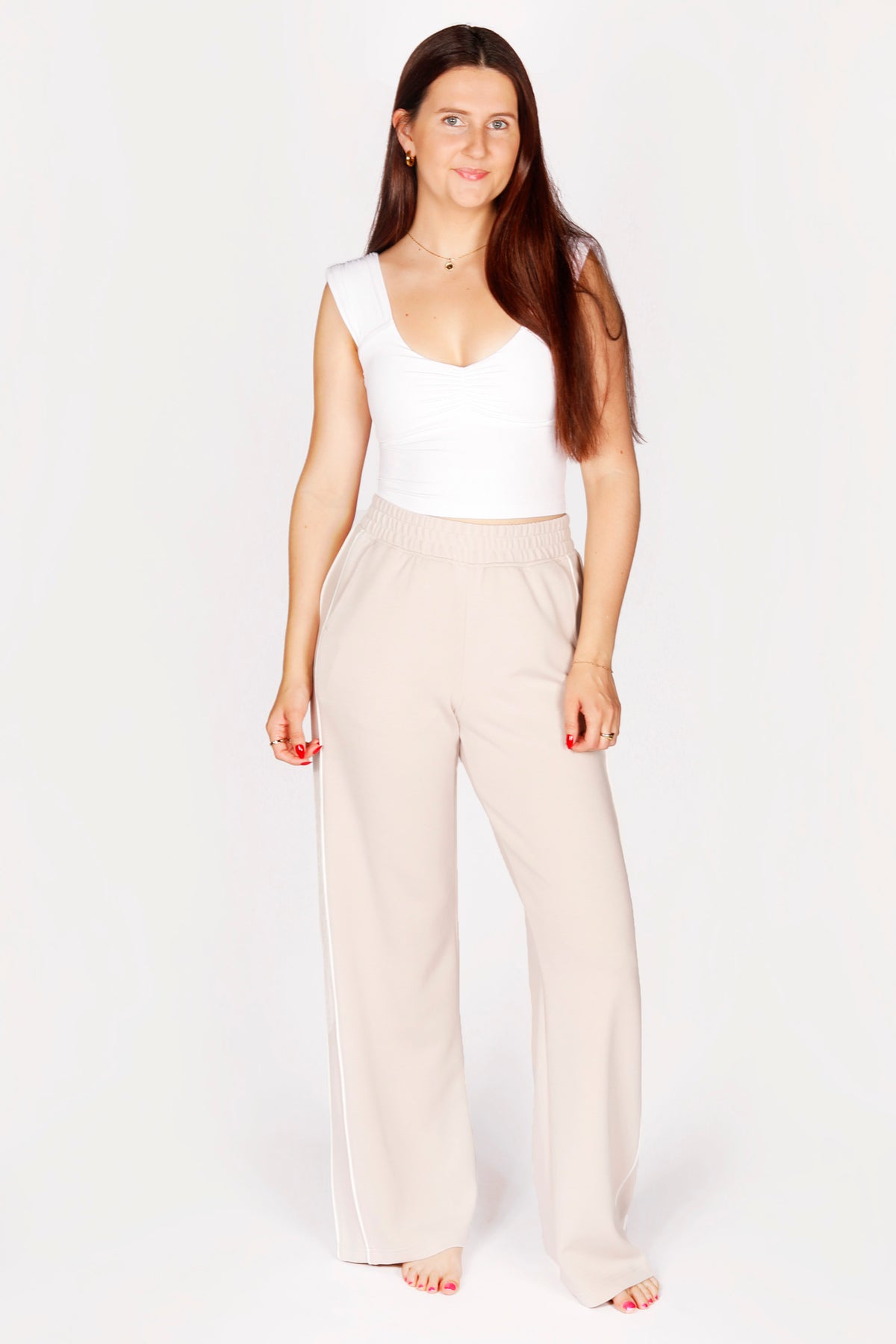Kali Mocha &amp; Cream Lounge Pant - FINAL SALE