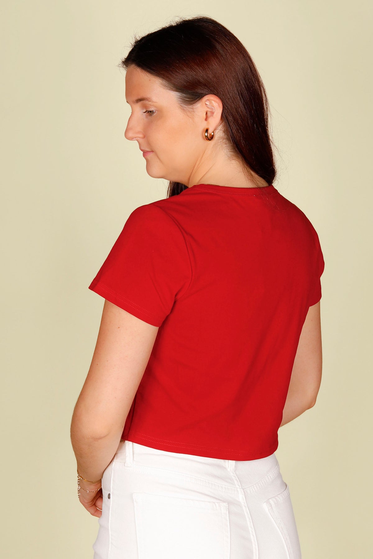 USA Red Baby Tee