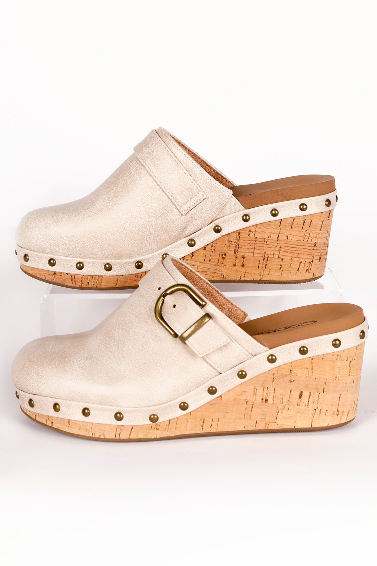 Corky's Ivory Who Knew Clogs