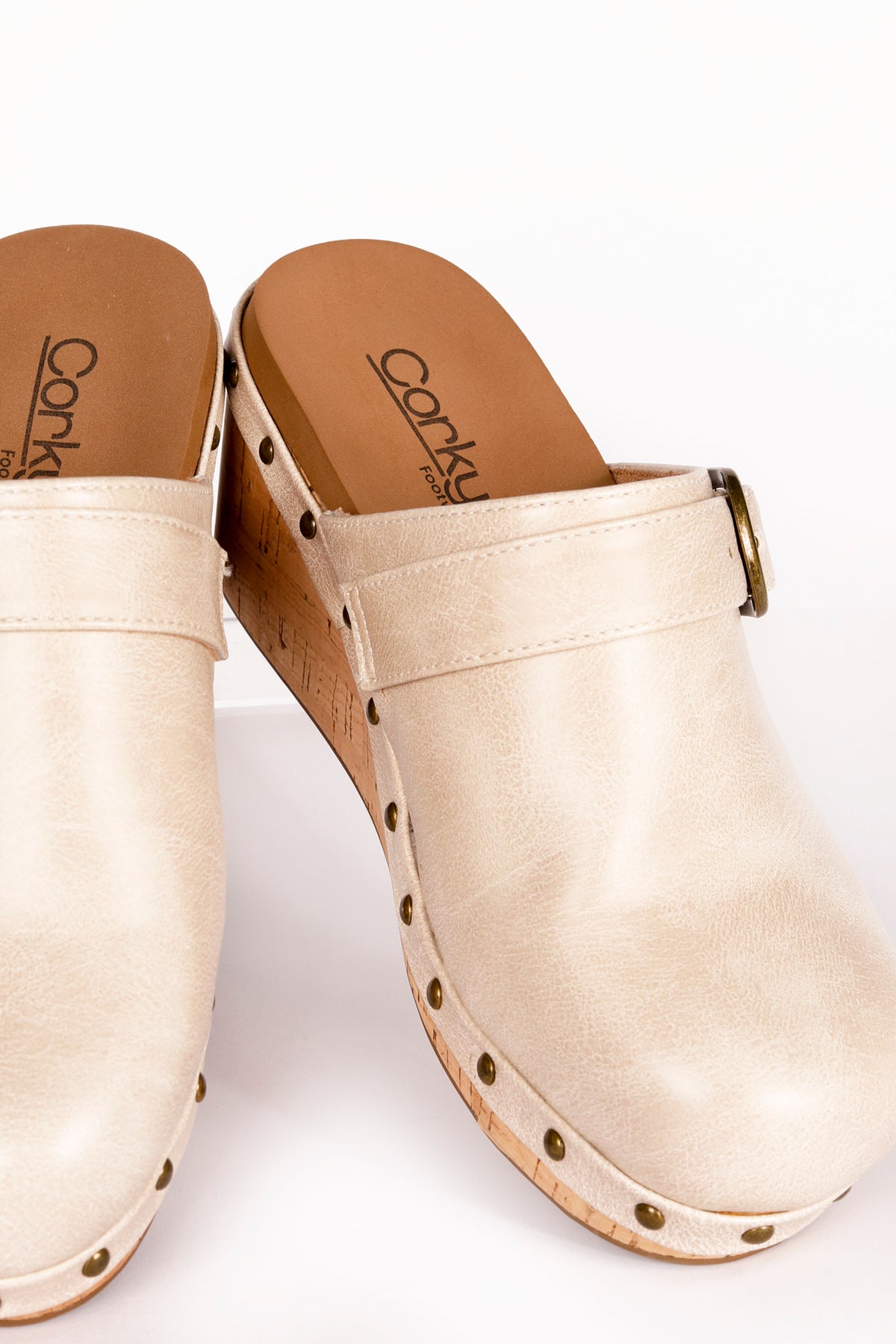 Corky's Ivory Who Knew Clogs