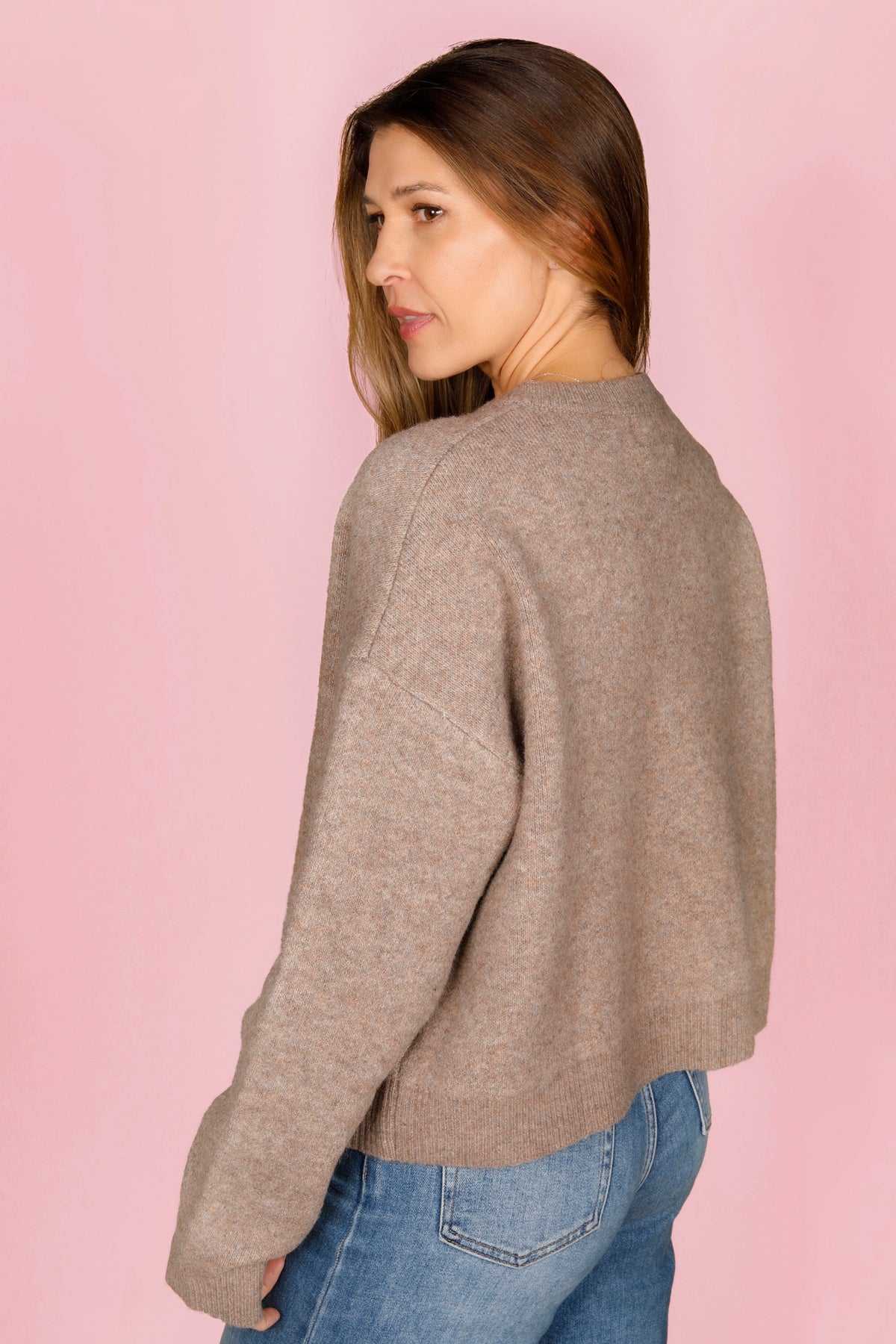 Alyssa Mocha Cardigan