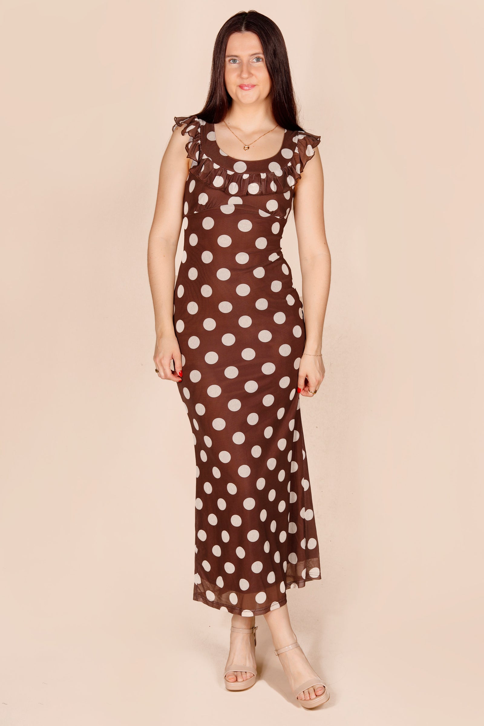 Viviana Coco Polka Dot Dress