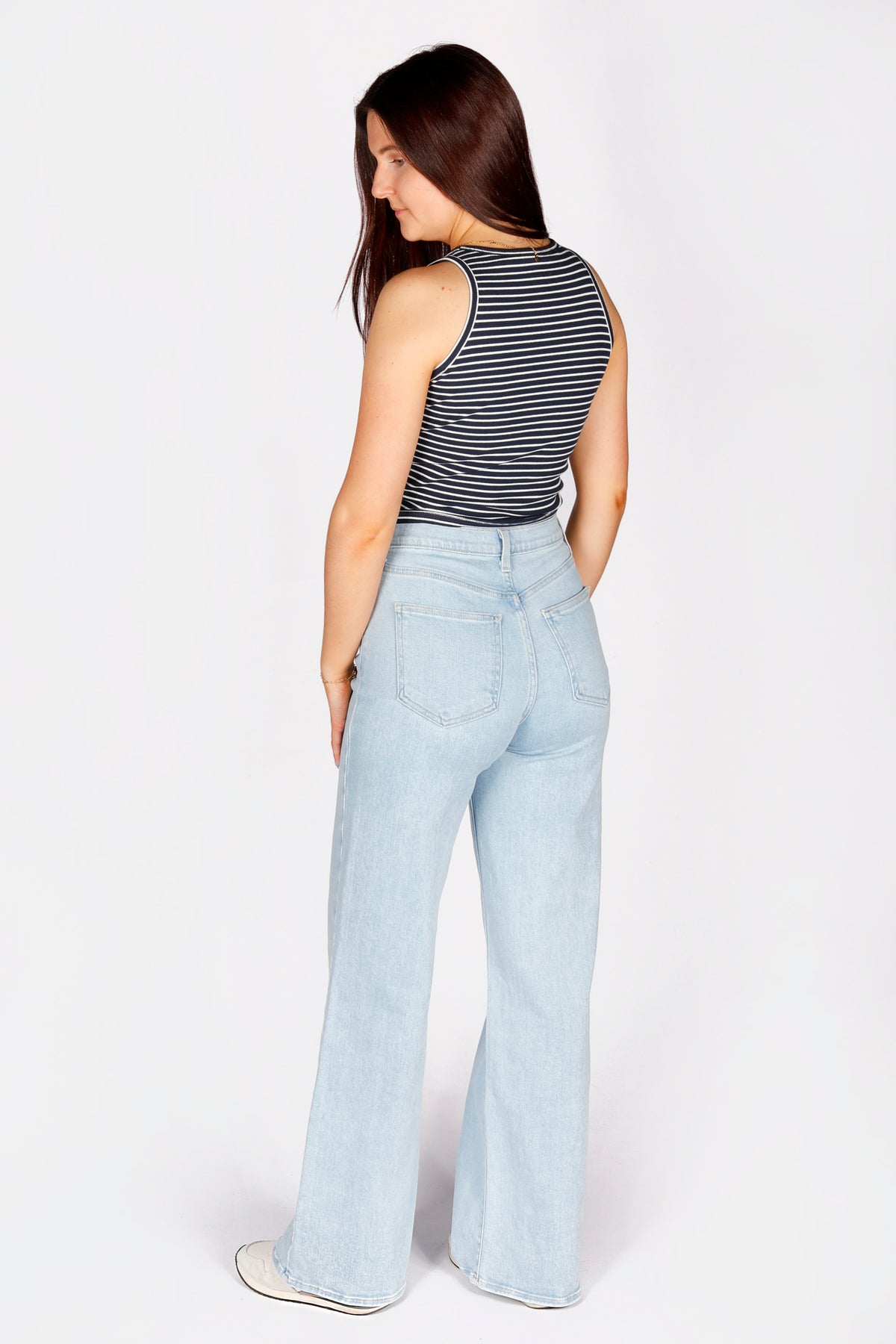 Sasha Light Palazzo Denim - FINAL SALE