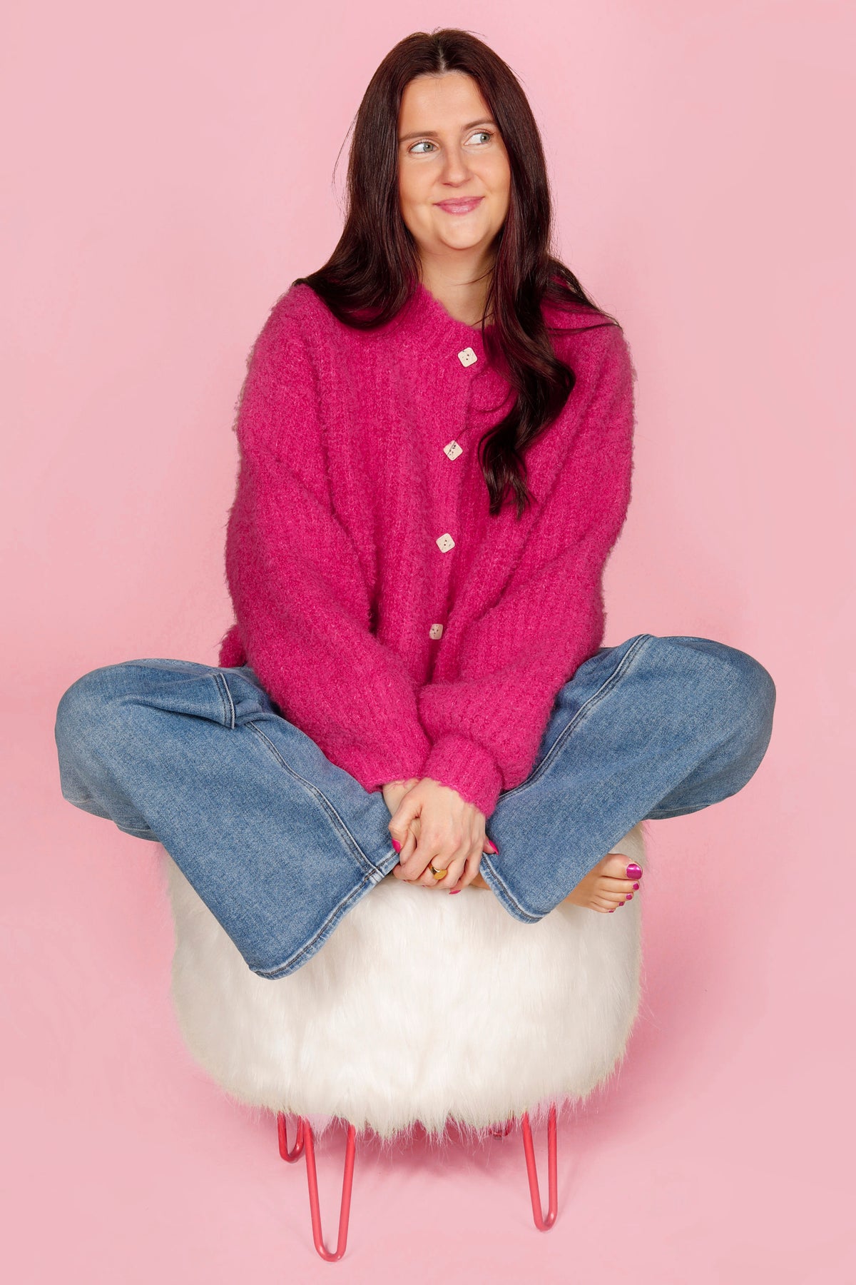 Gianna Fuchsia Sweater