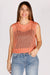 Peach Gold Knit Tank - FINAL SALE