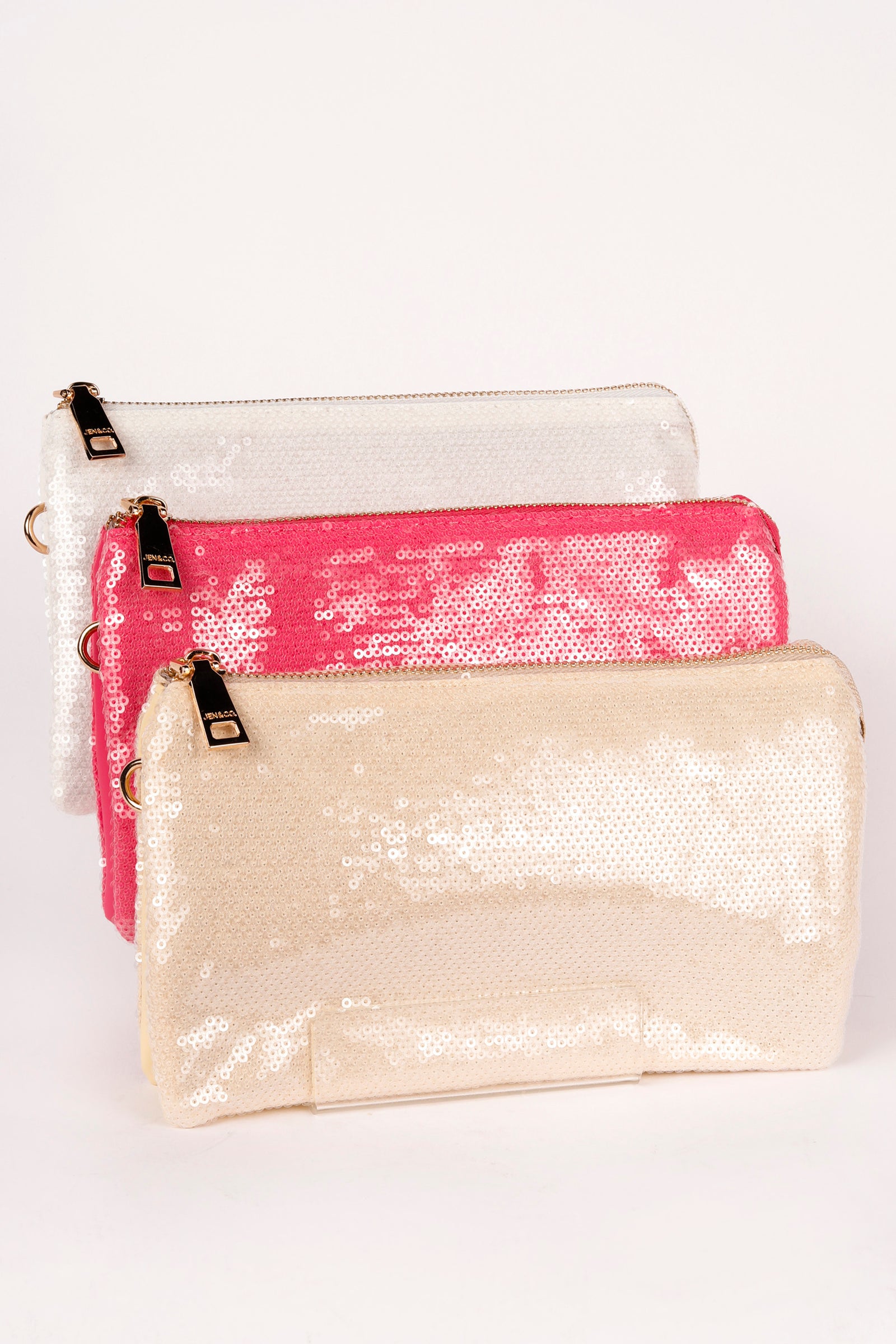 Lola Sequin Crossbody & Wristlet