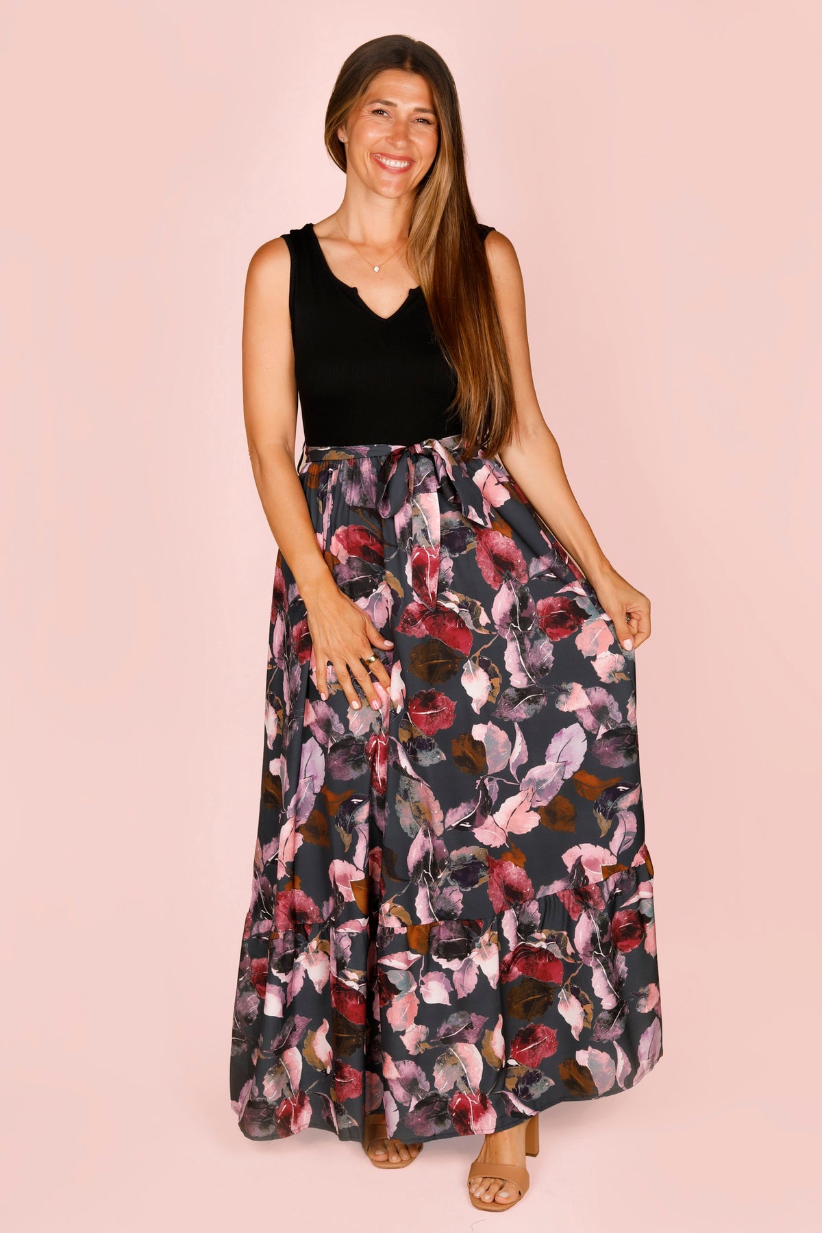 Anna Floral Tank Dress