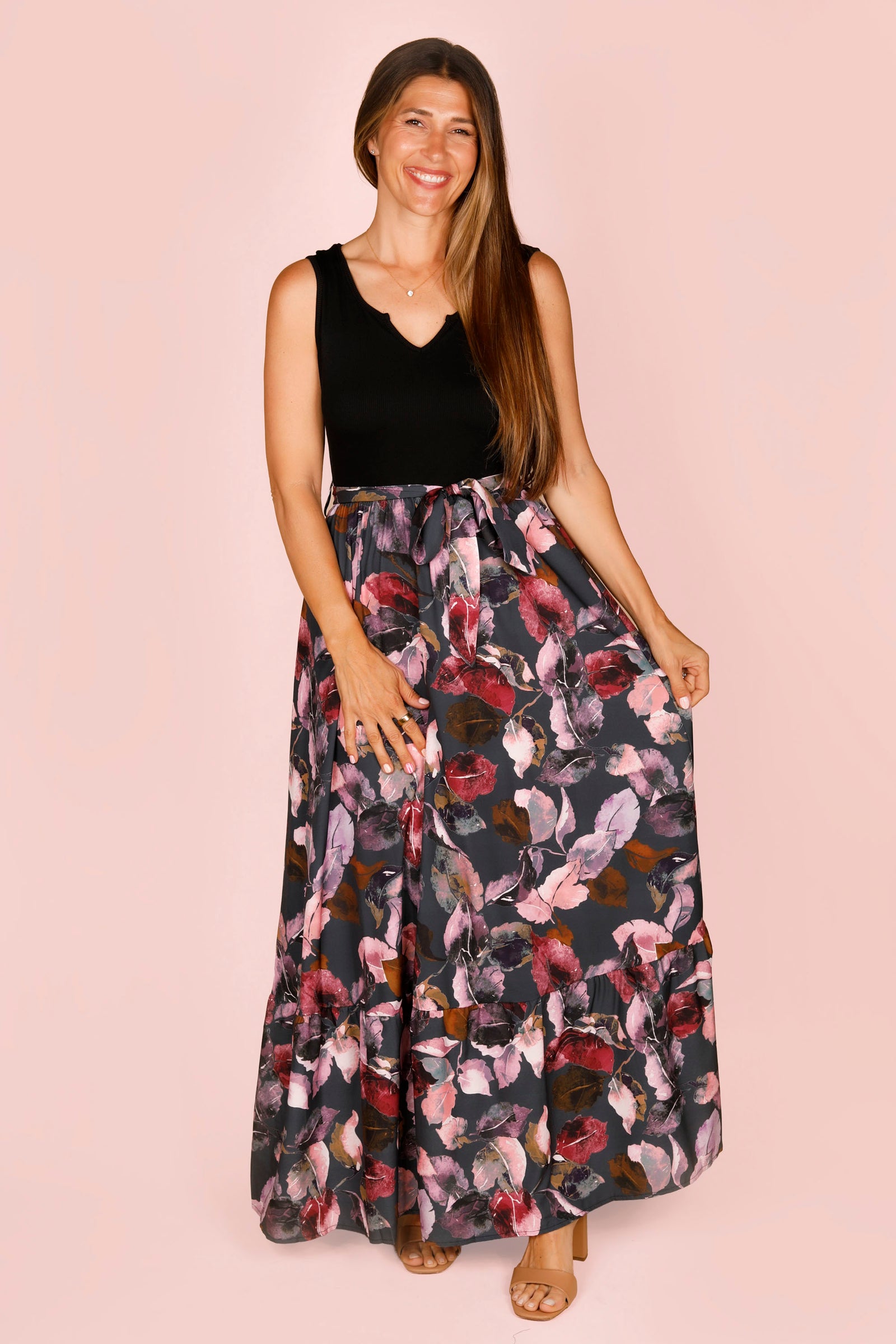 Anna Floral Tank Dress