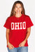 Ohio Red Knit Top
