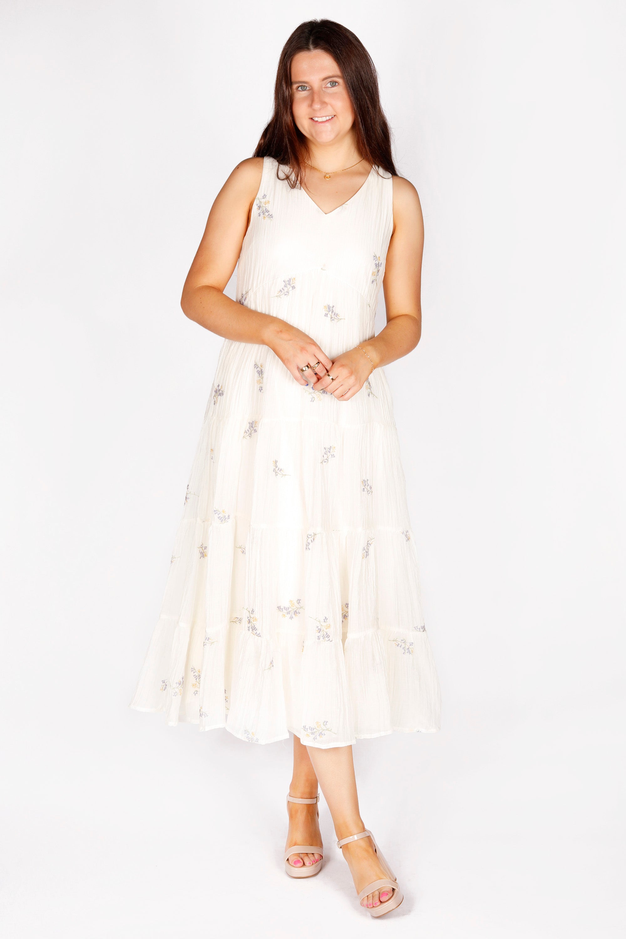 Lavender Breeze Midi Dress