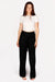Black Waffle Knit Pants