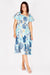 Ellie Blue Floral Midi Dress - FINAL SALE