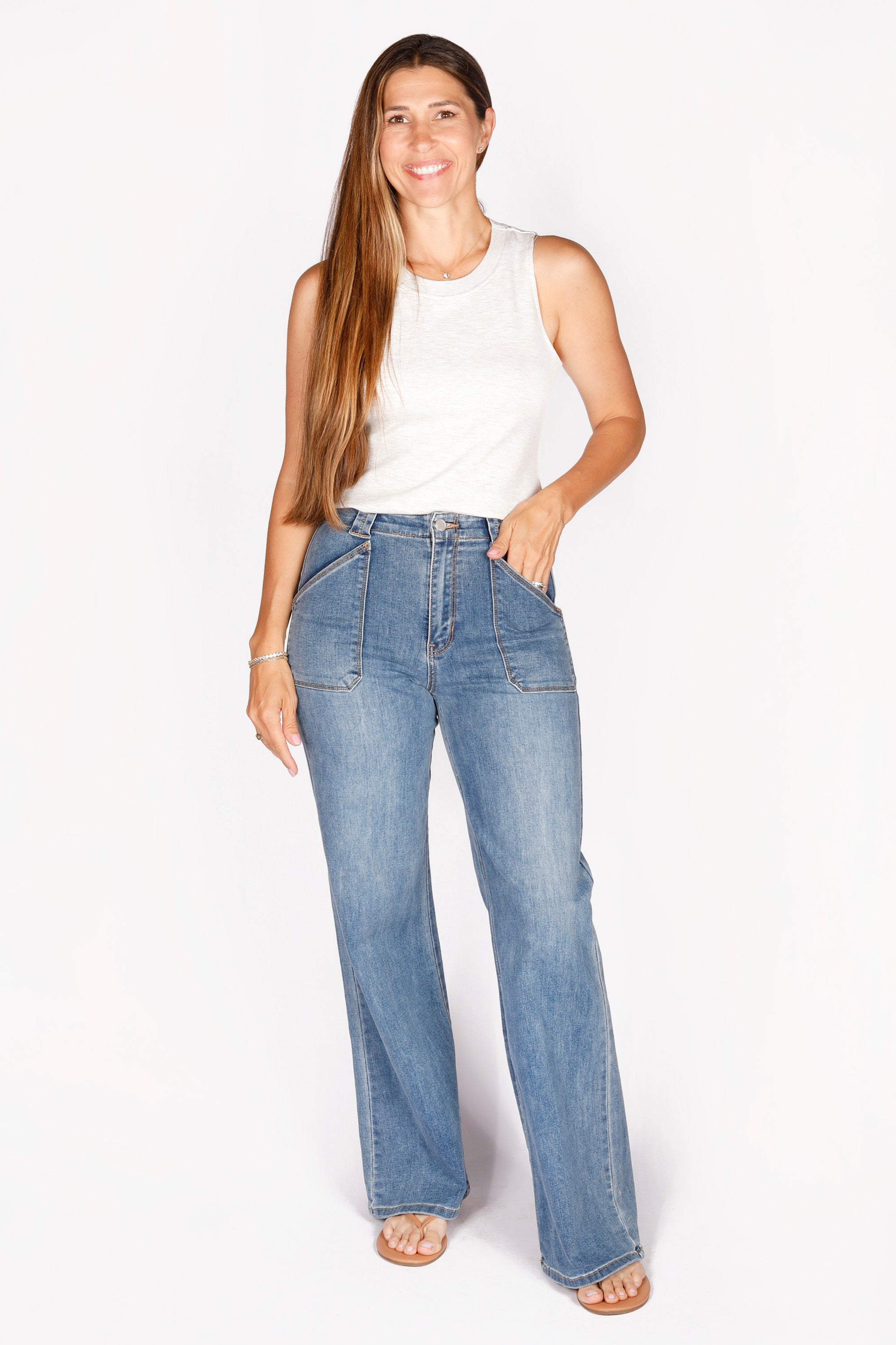 Dakota Patch Pocket Denim