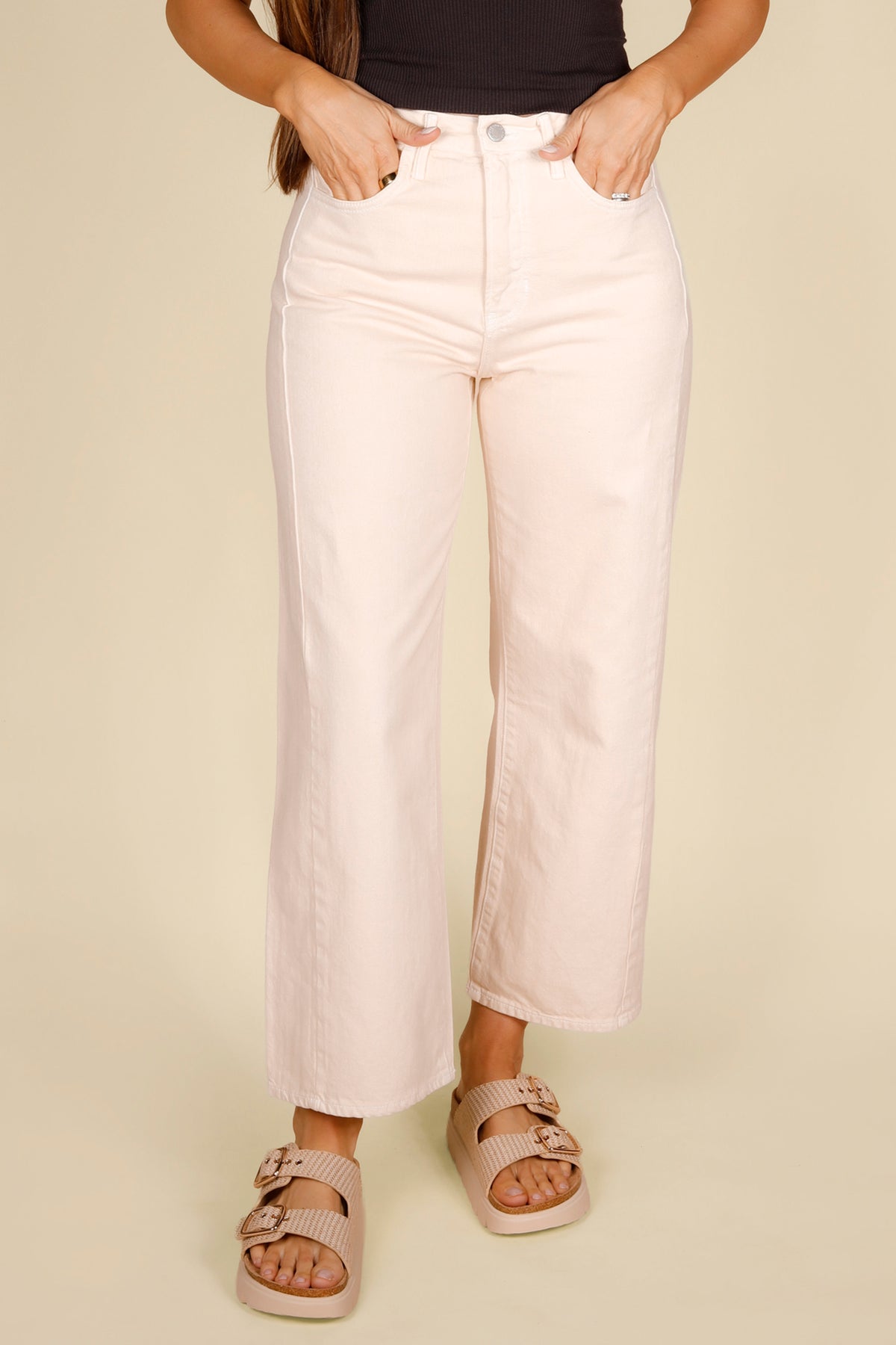 Noah Cream Barrel Denim