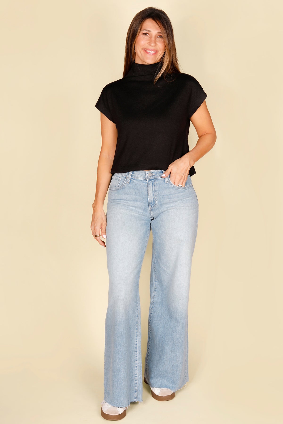 Super Wide Leg Light Denim - FINAL SALE