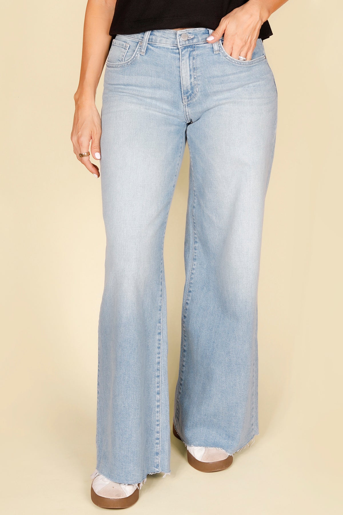 Super Wide Leg Light Denim - FINAL SALE