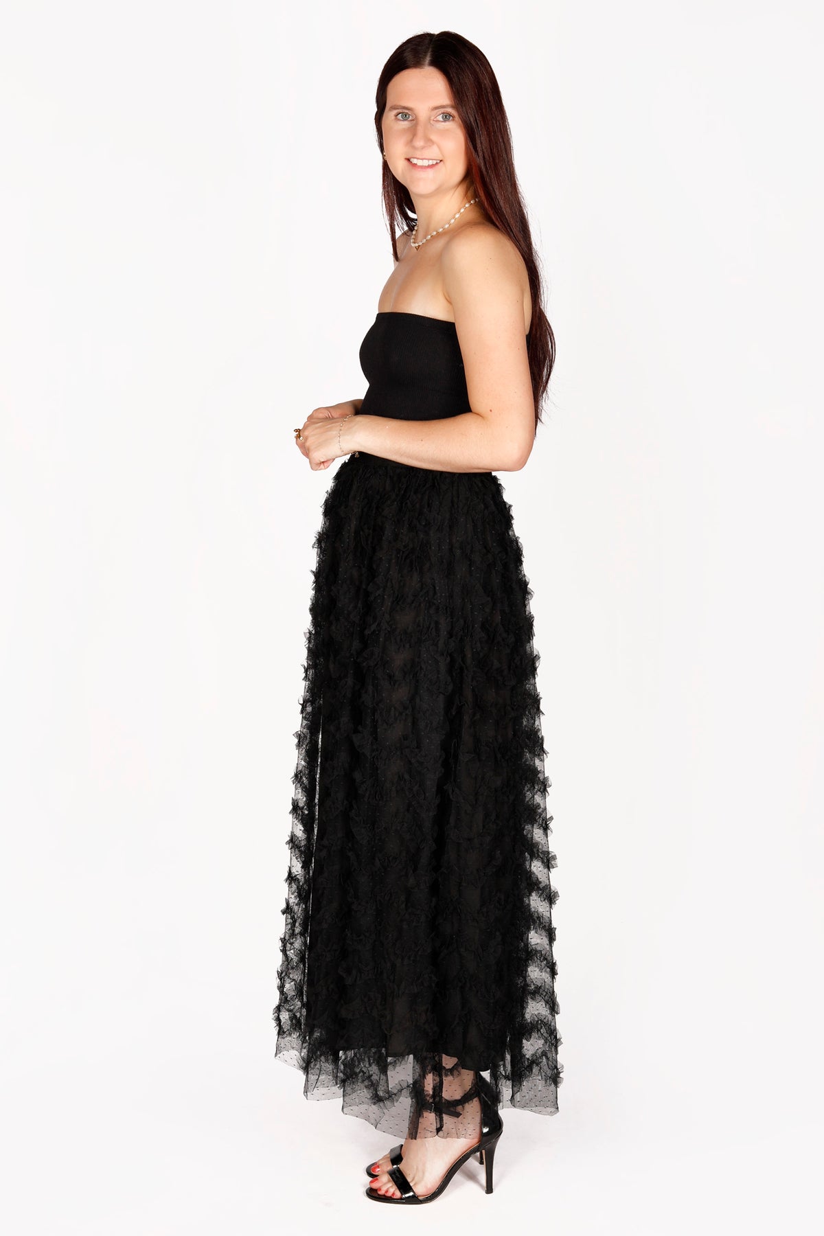 Valerie Tulle Ruffle Maxi Skirt - FINAL SALE