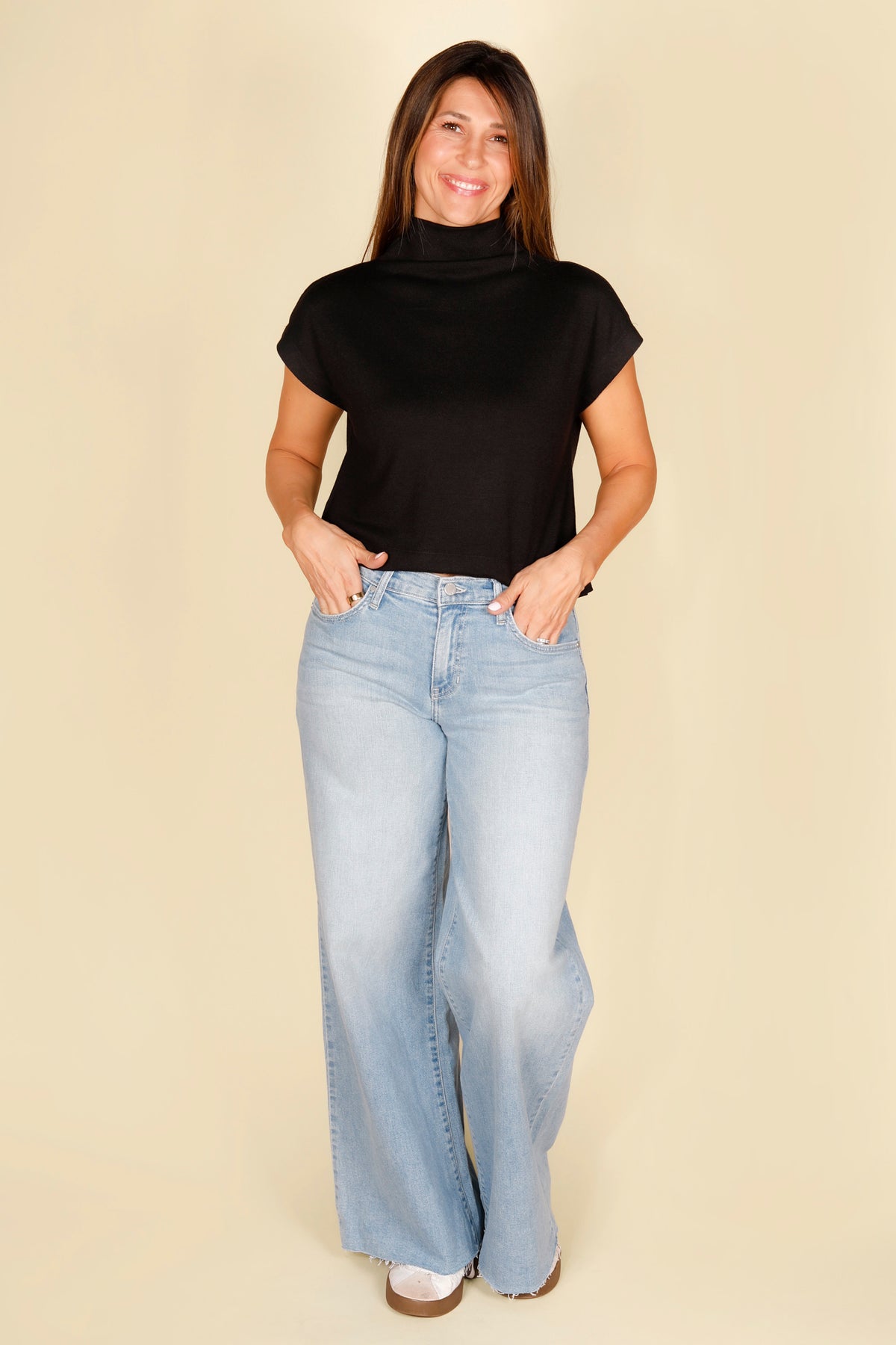 Super Wide Leg Light Denim - FINAL SALE