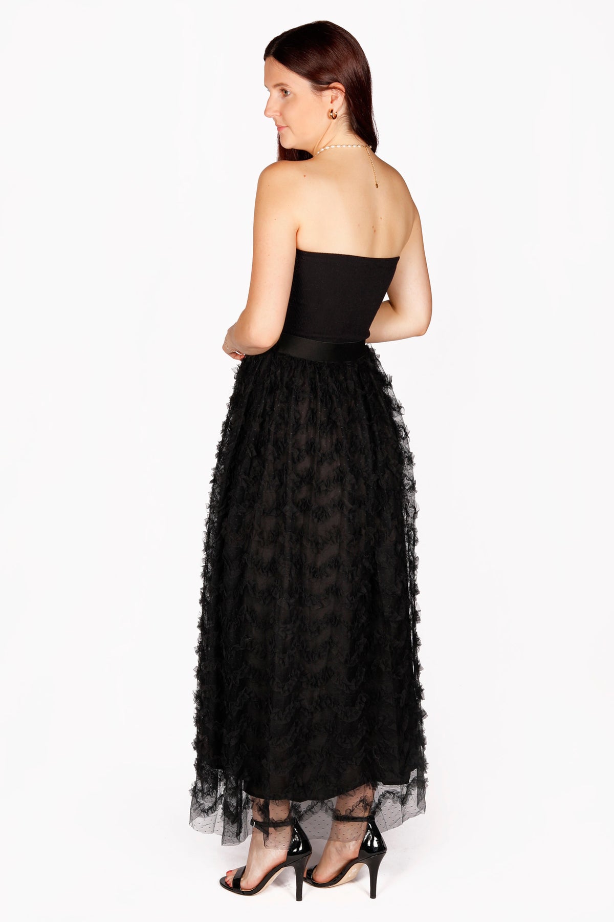 Valerie Tulle Ruffle Maxi Skirt - FINAL SALE