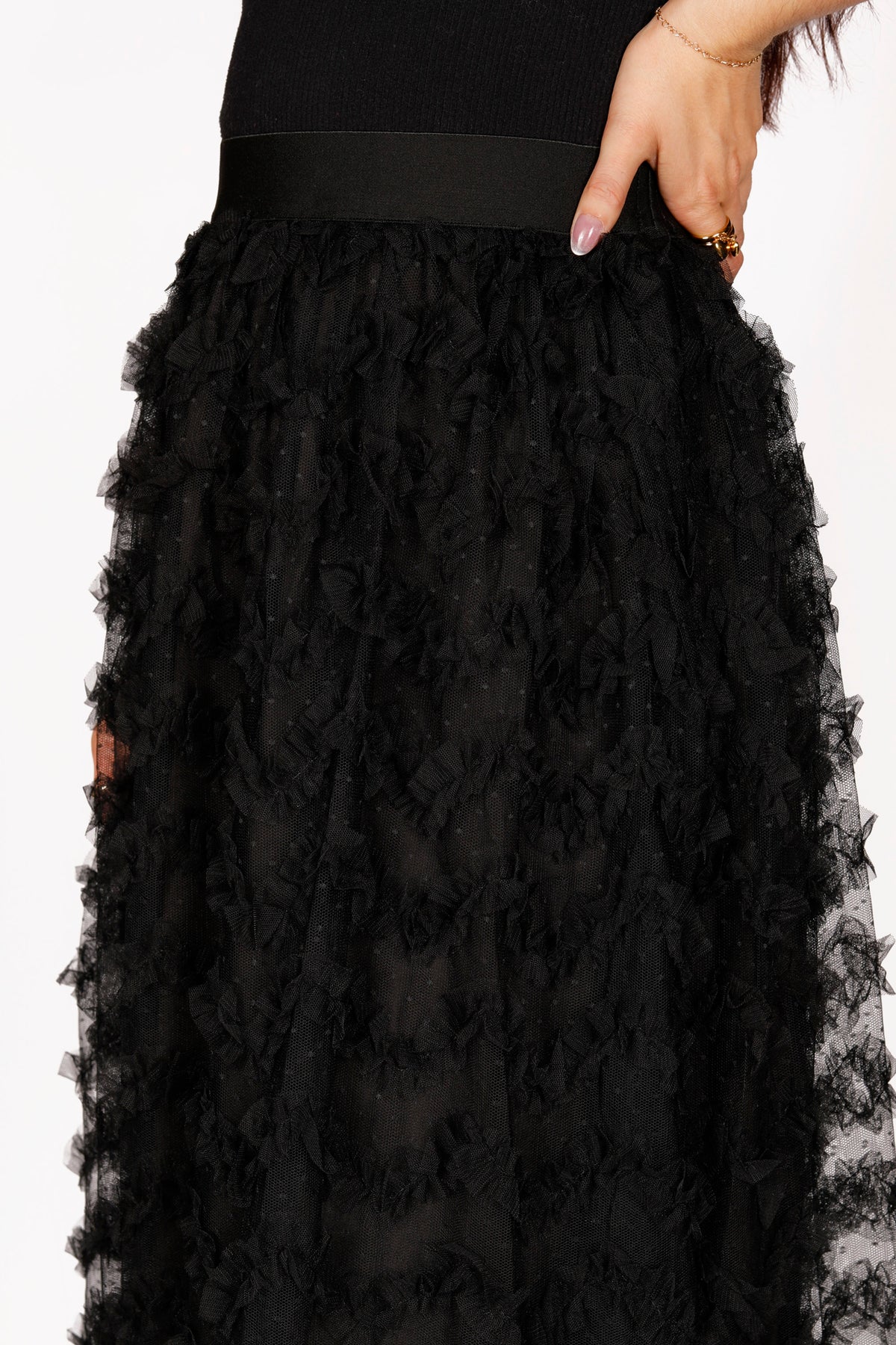 Valerie Tulle Ruffle Maxi Skirt - FINAL SALE