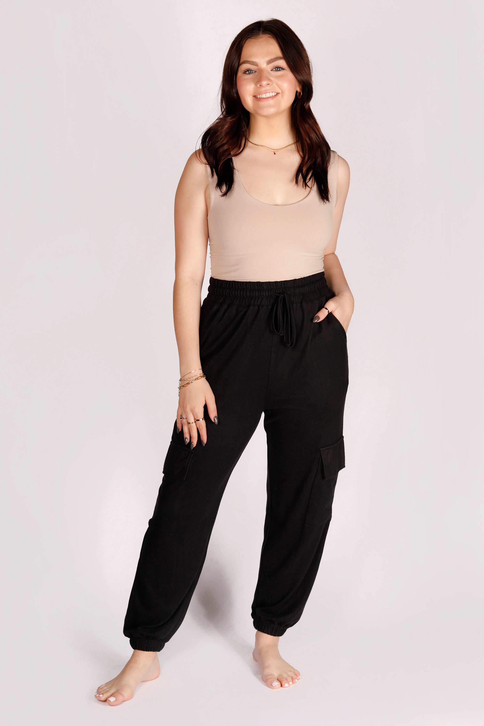 Leni Black Jogger Pant - FINAL SALE