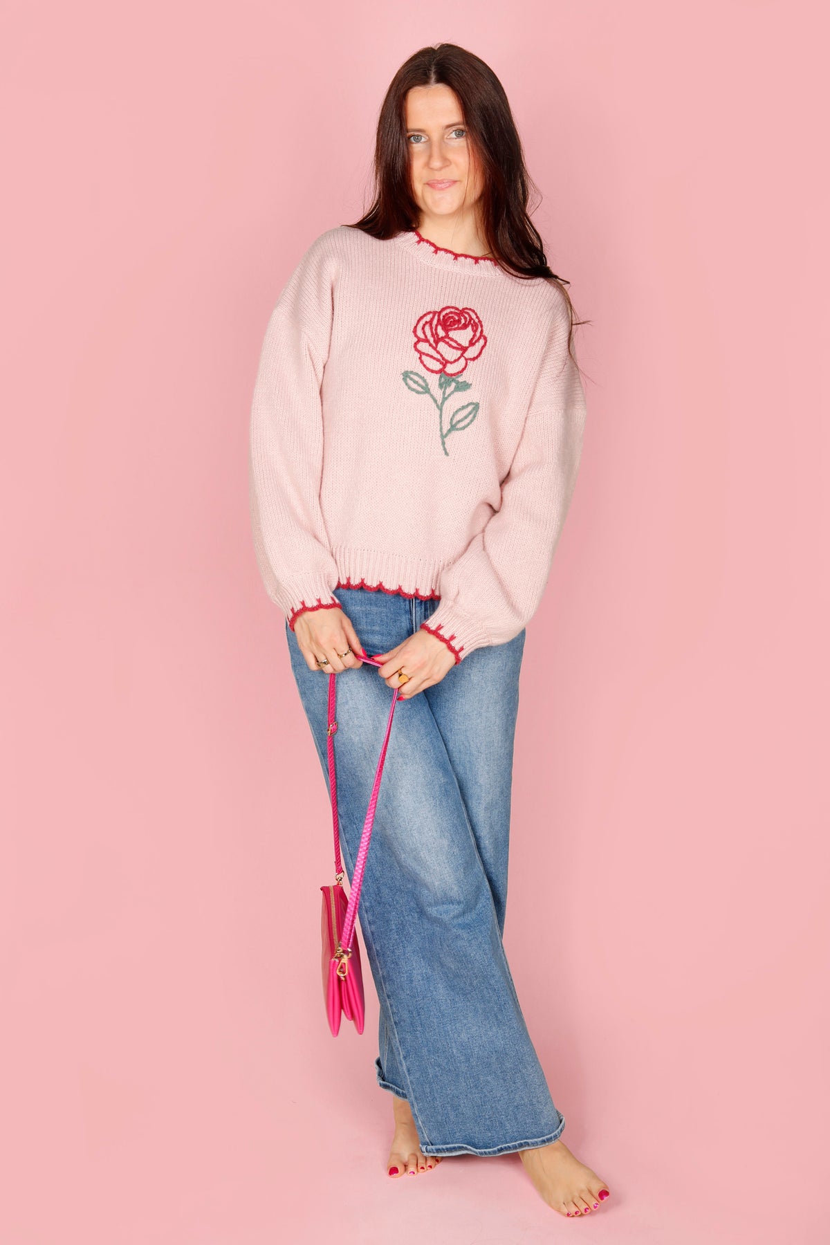 Rose Stitch Sweater