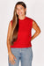 Charlotte Red Knit Top