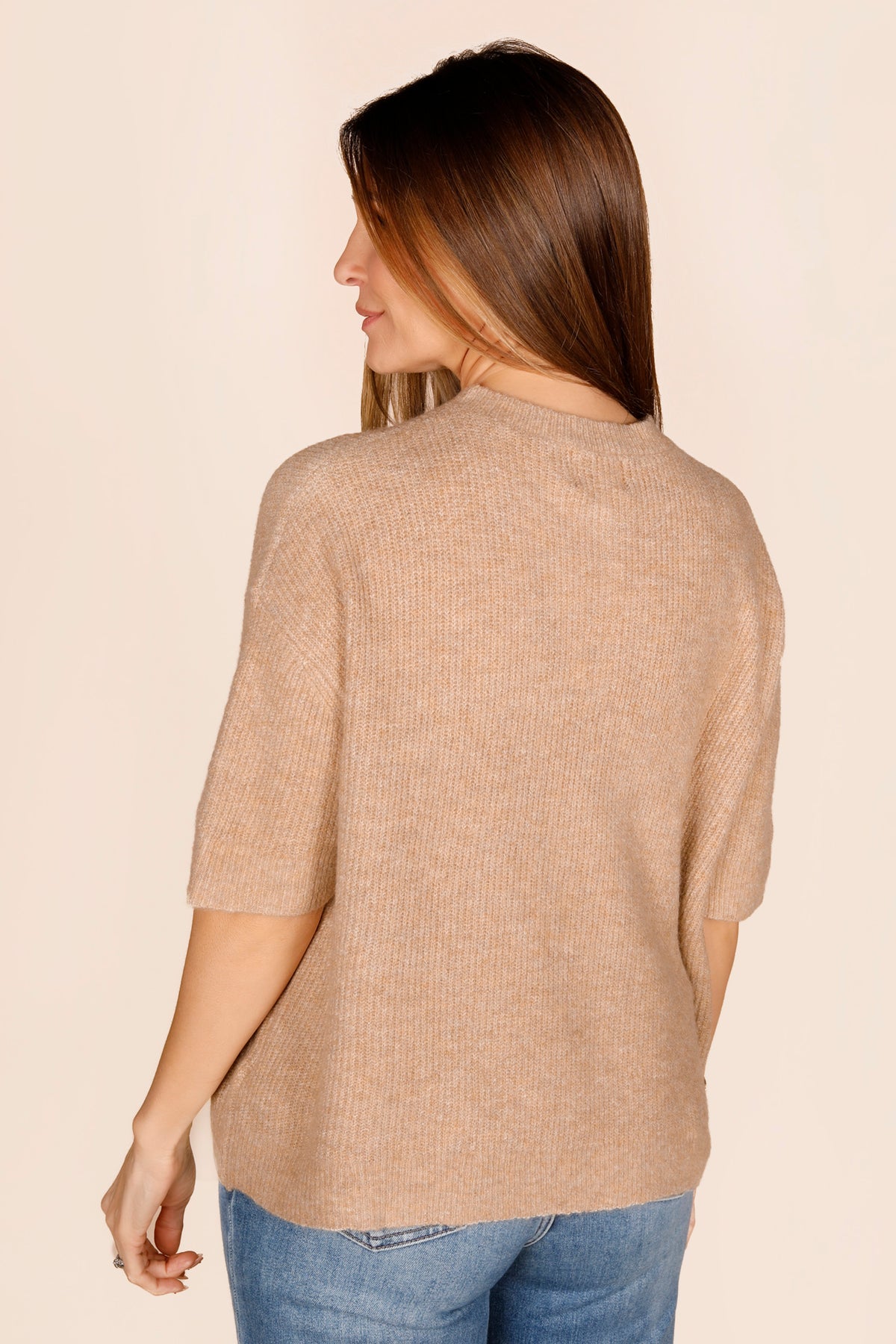 Shay Mocha Ribbed Cardigan