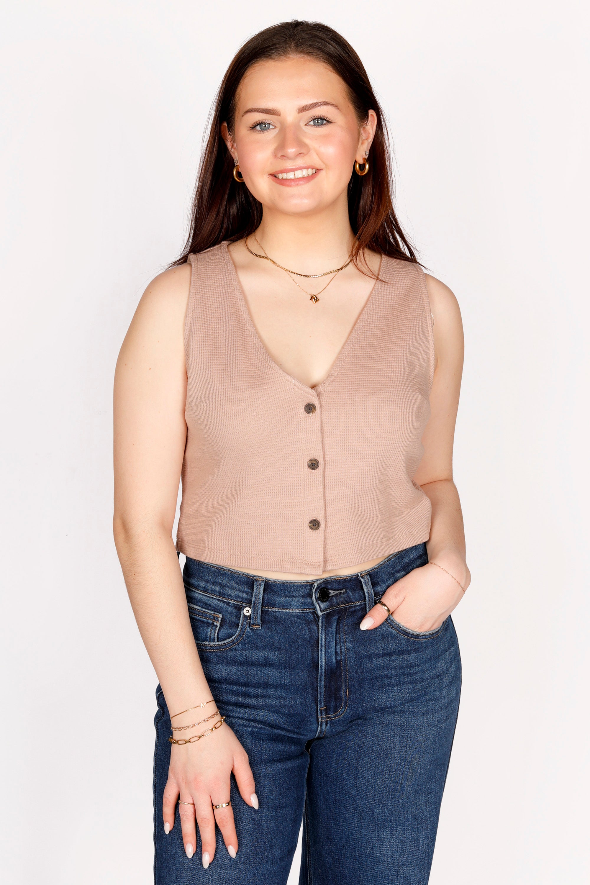 Monica Tan Vest
