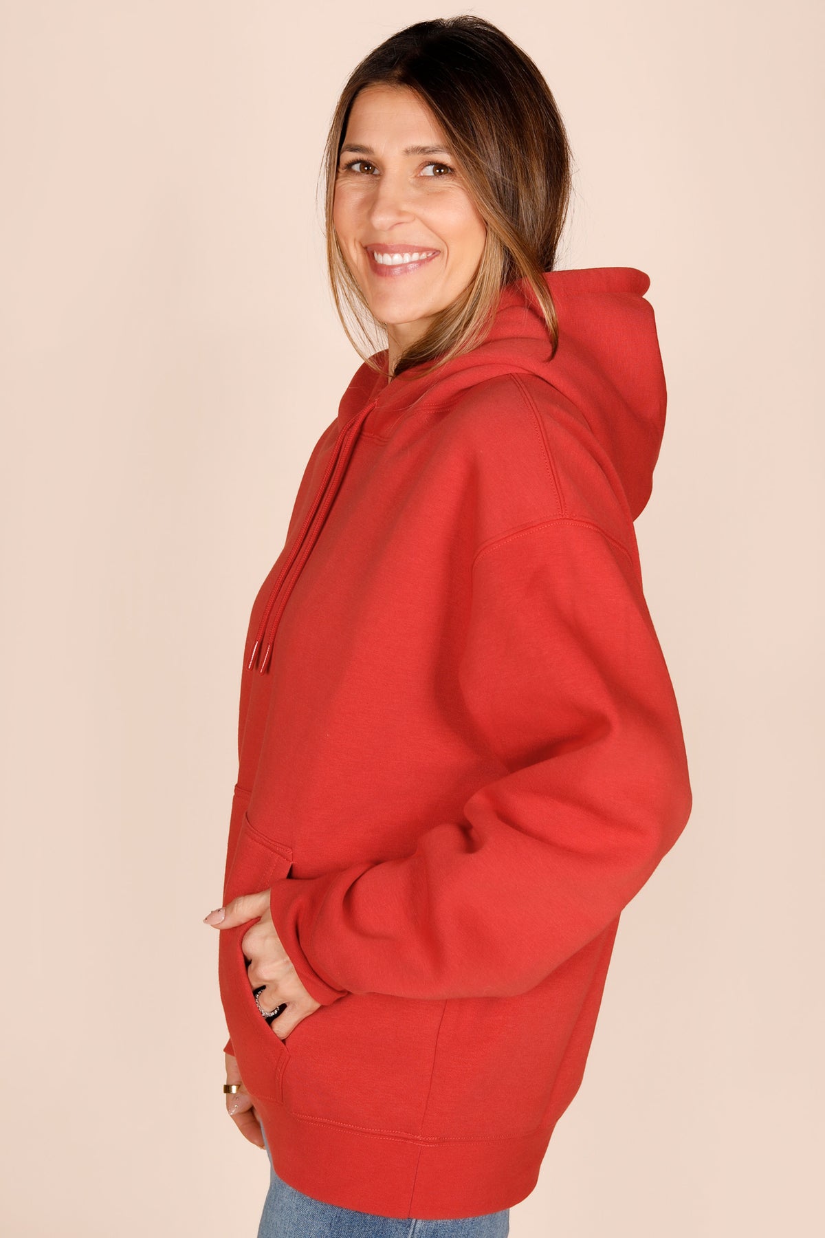 Kaia Warm Brick Hoodie - FINAL SALE