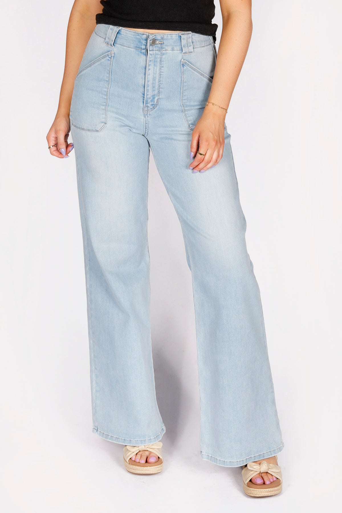 Dakota Patch Pocket Light Denim - FINAL SALE