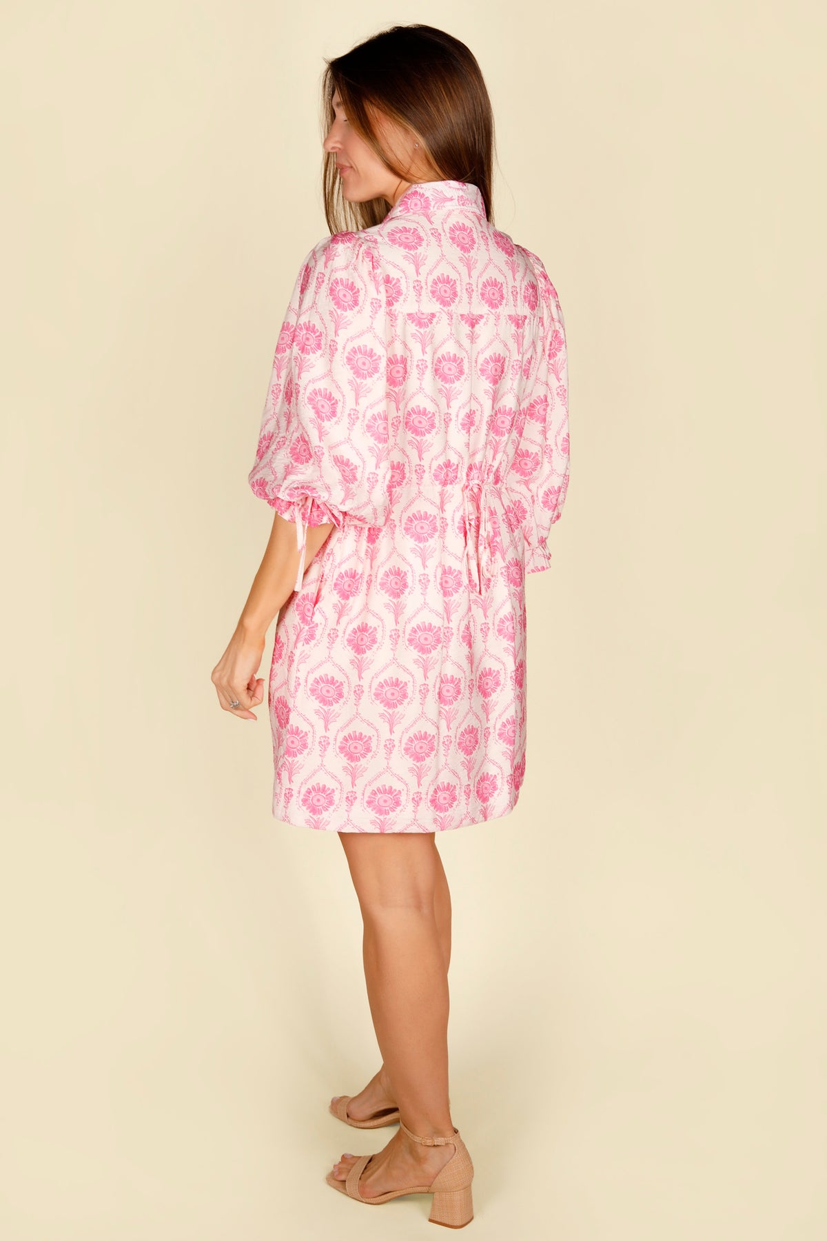 Pink Medallion Shift Dress - FINAL SALE