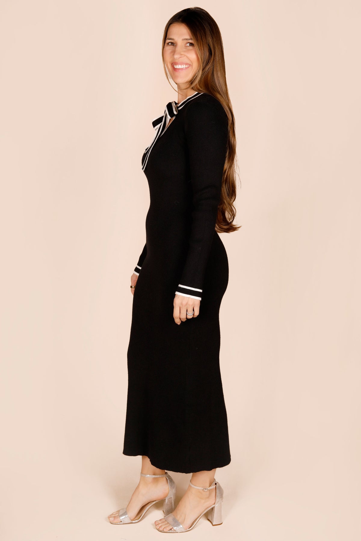 Gabrielle Black Maxi Dress