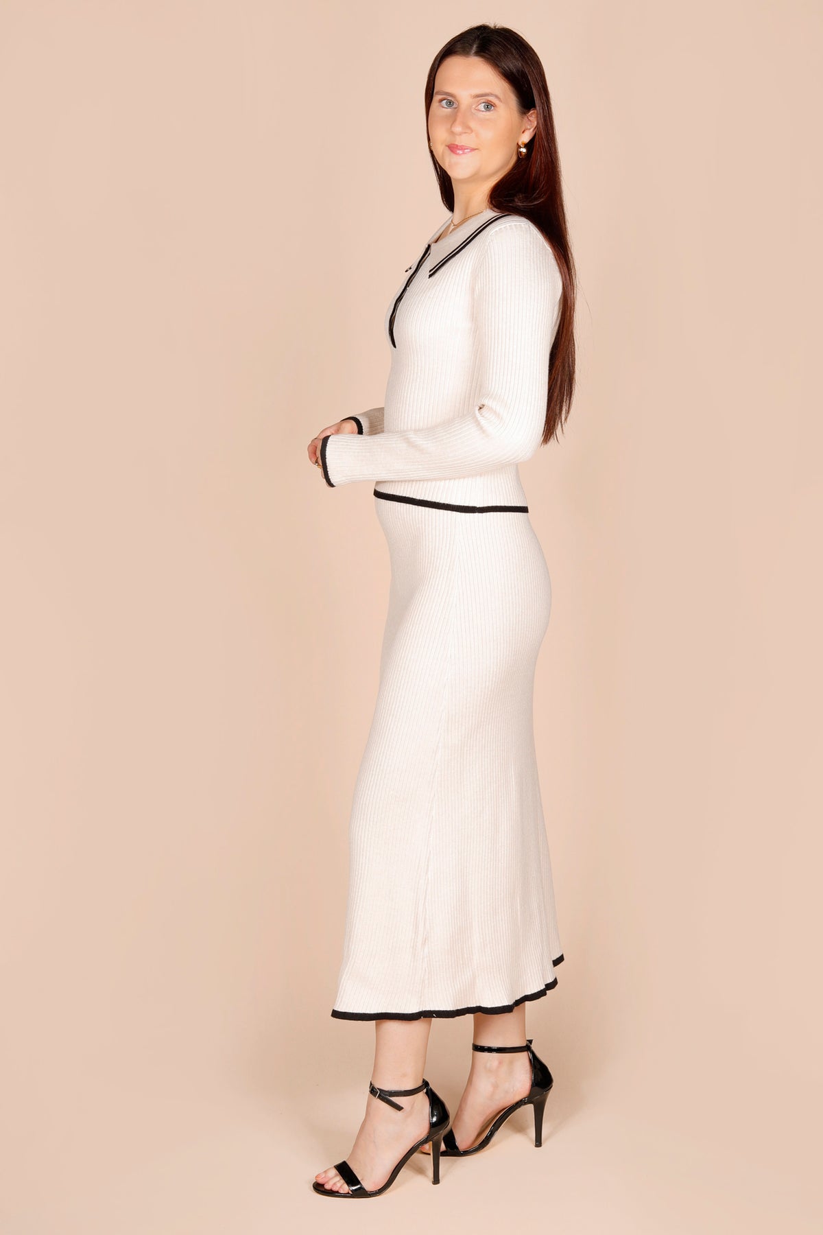 Lucia Cream Knit Top - FINAL SALE