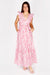 Pink Magnolia Ruffle Maxi Dress