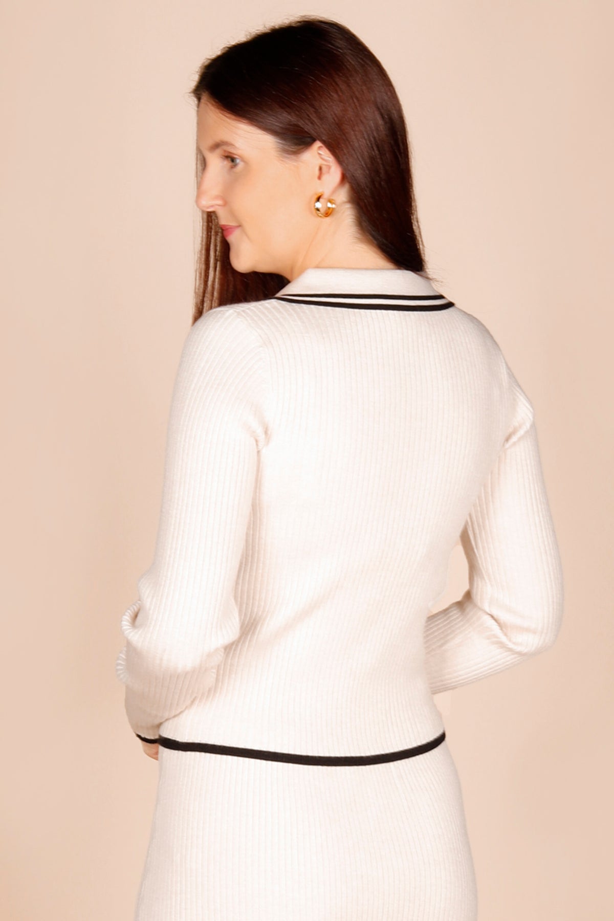 Lucia Cream Knit Top - FINAL SALE