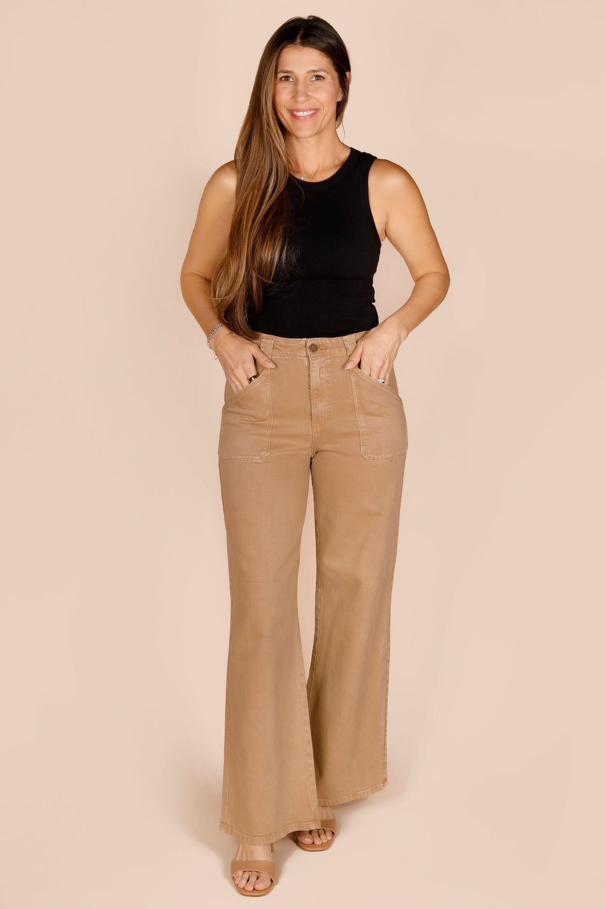 Dakota Patch Pocket Khaki Denim