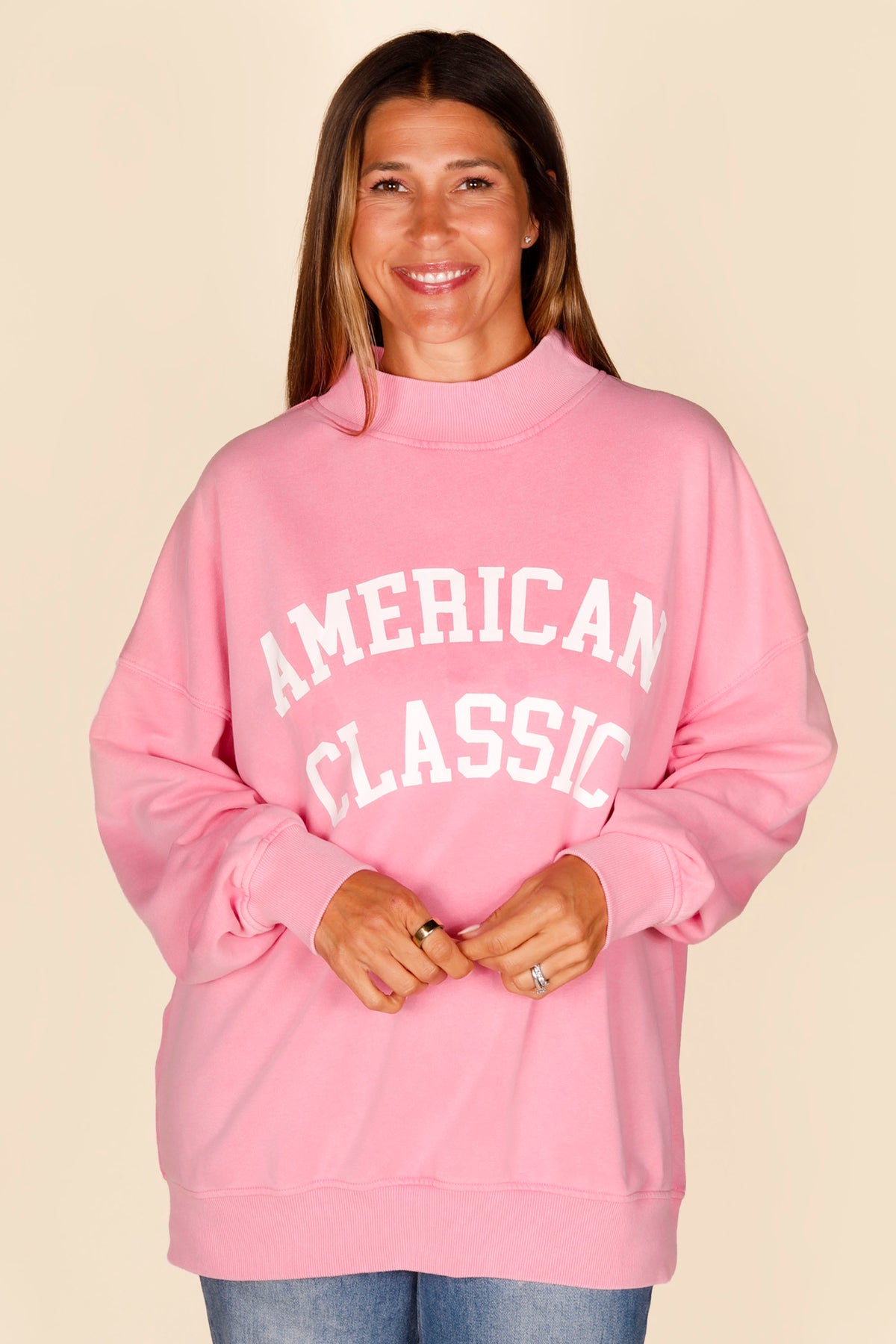 American Classic Pink Sweatshirt - FINAL SALE