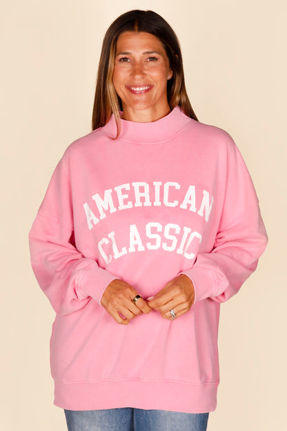 American Classic Pink Sweatshirt - FINAL SALE