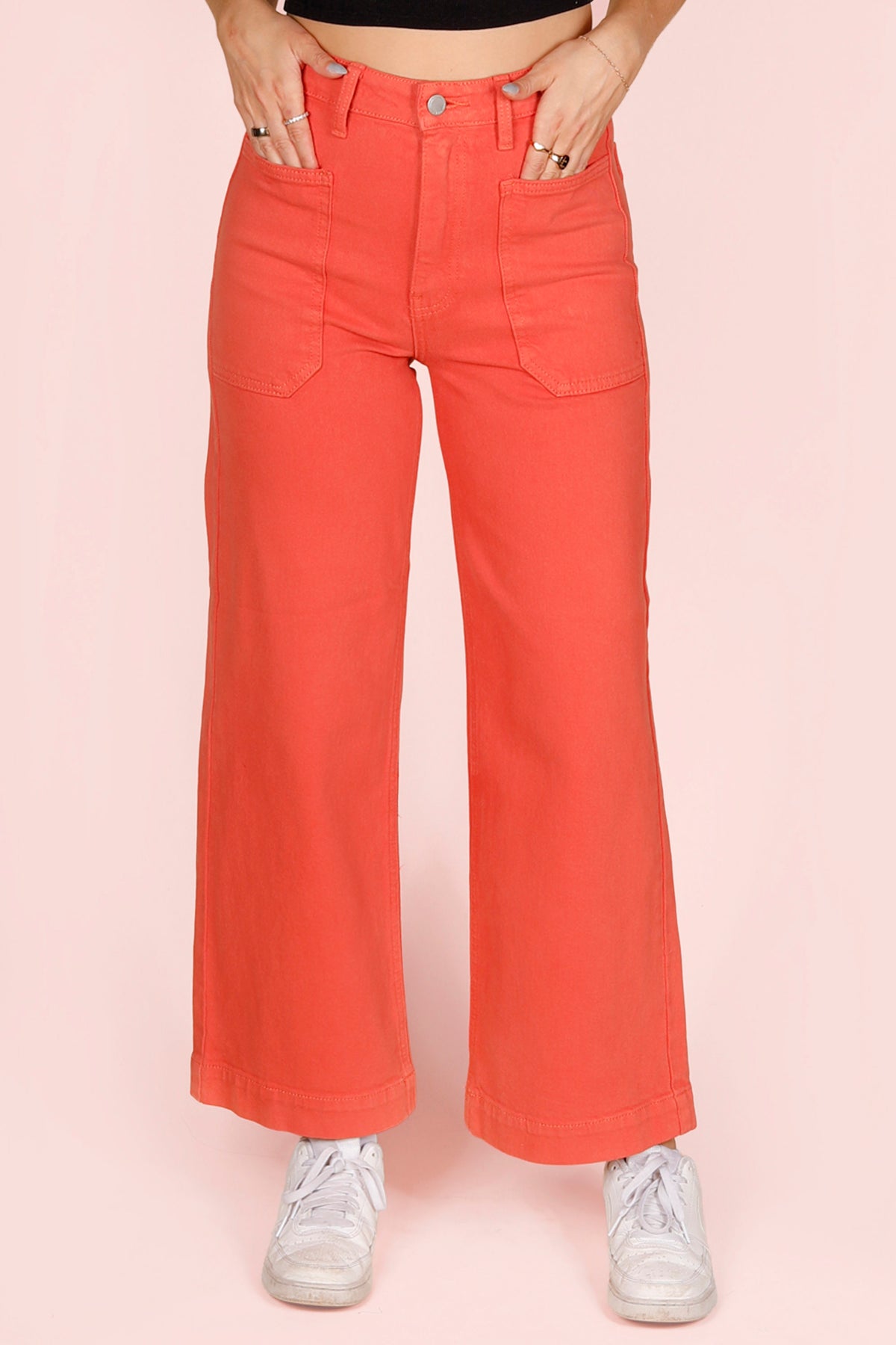Coral Utility Denim