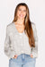 Betty Grey Bow Cardigan