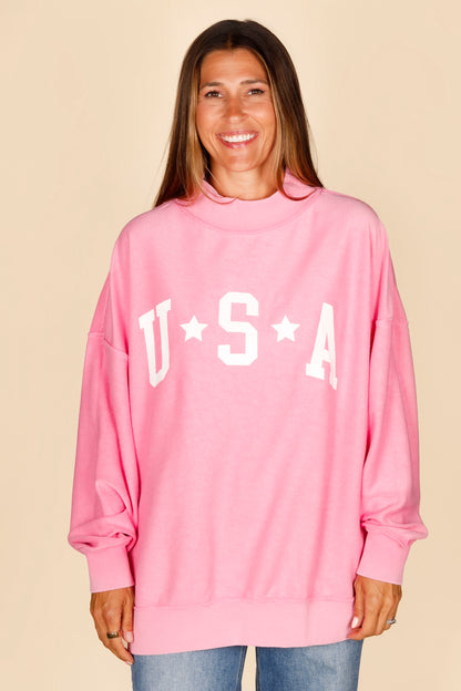 American Classic Pink Sweatshirt - FINAL SALE