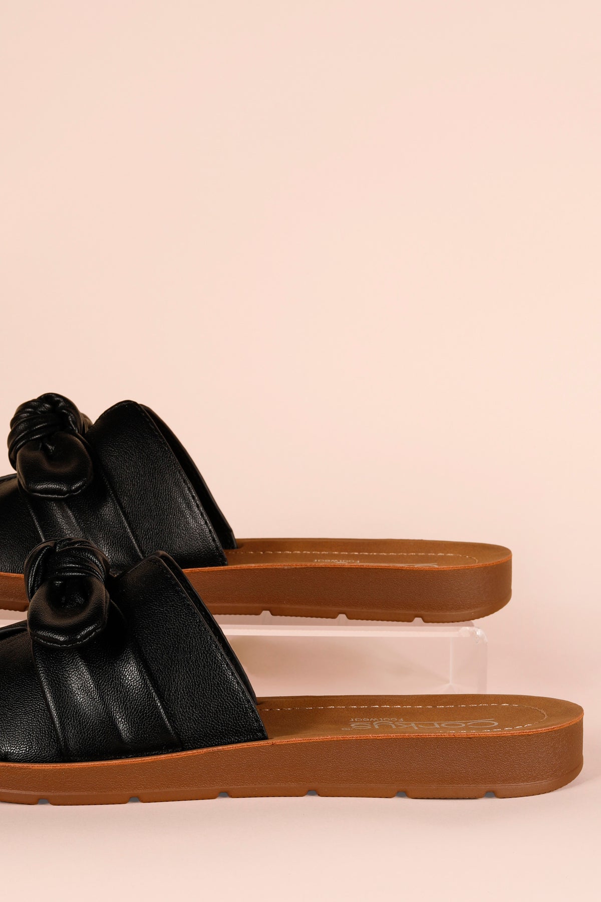 Corky's Too Cute Black Sandal