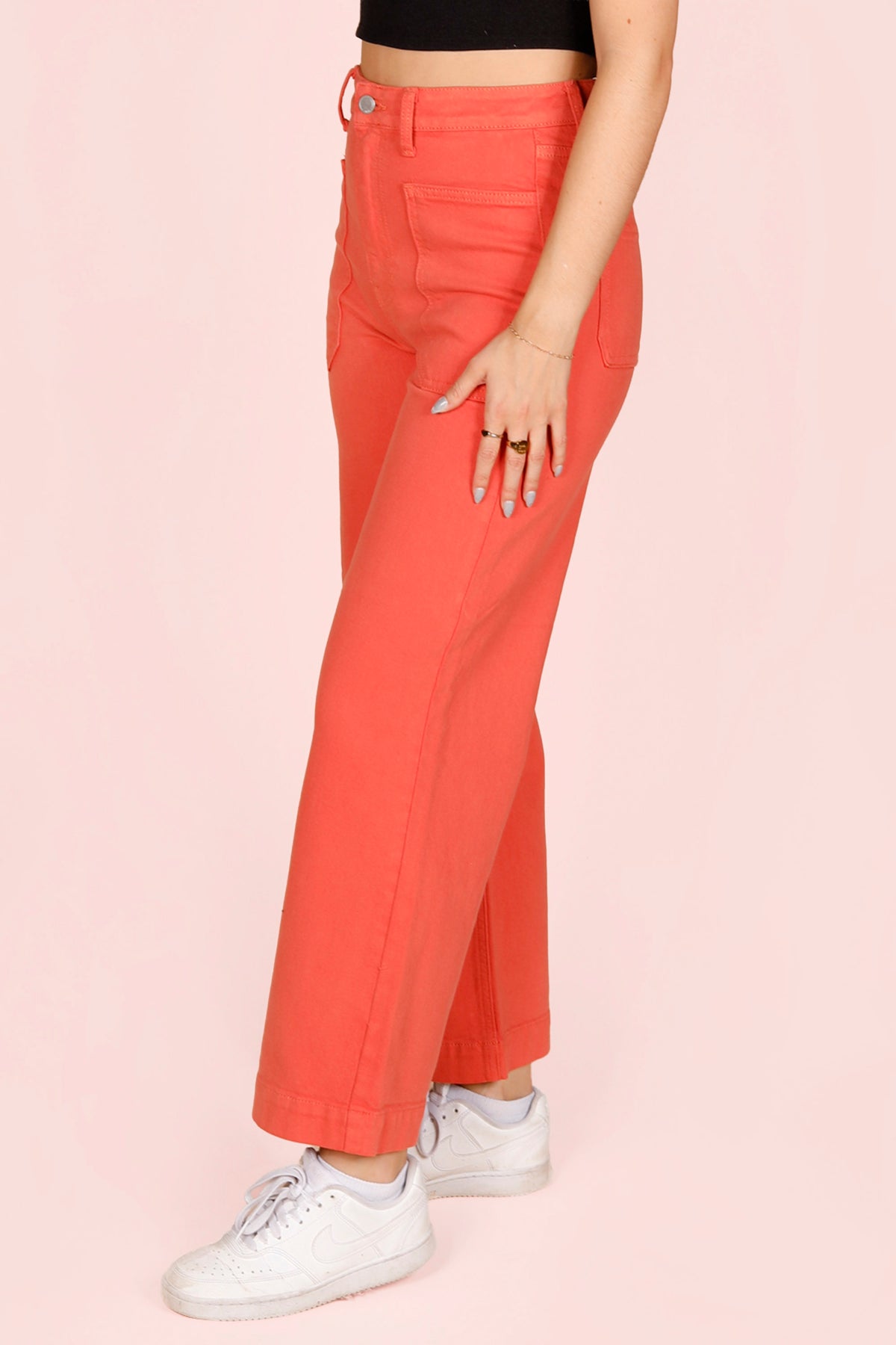 Coral Utility Denim