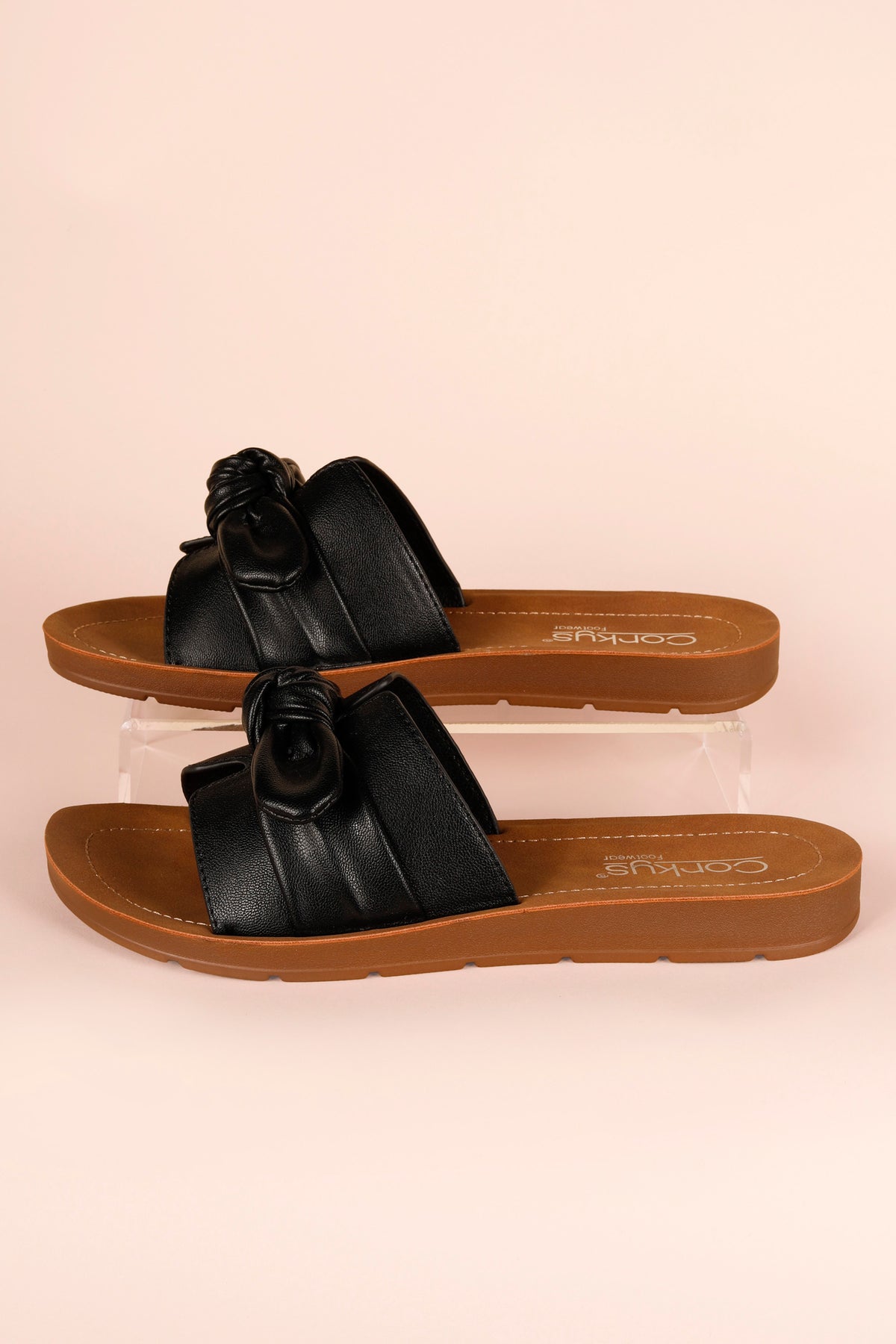 Corky's Too Cute Black Sandal
