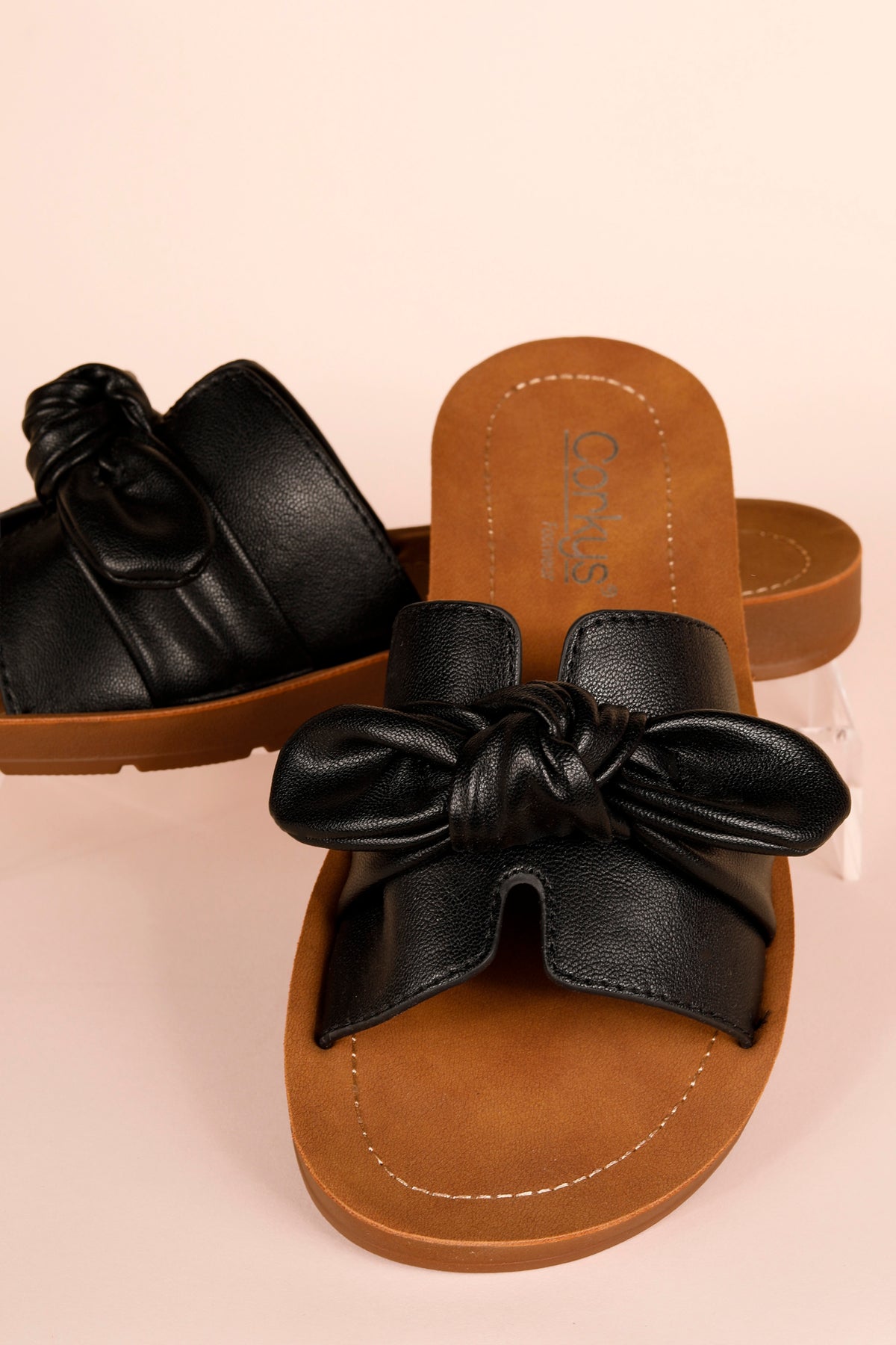 Corky's Too Cute Black Sandal