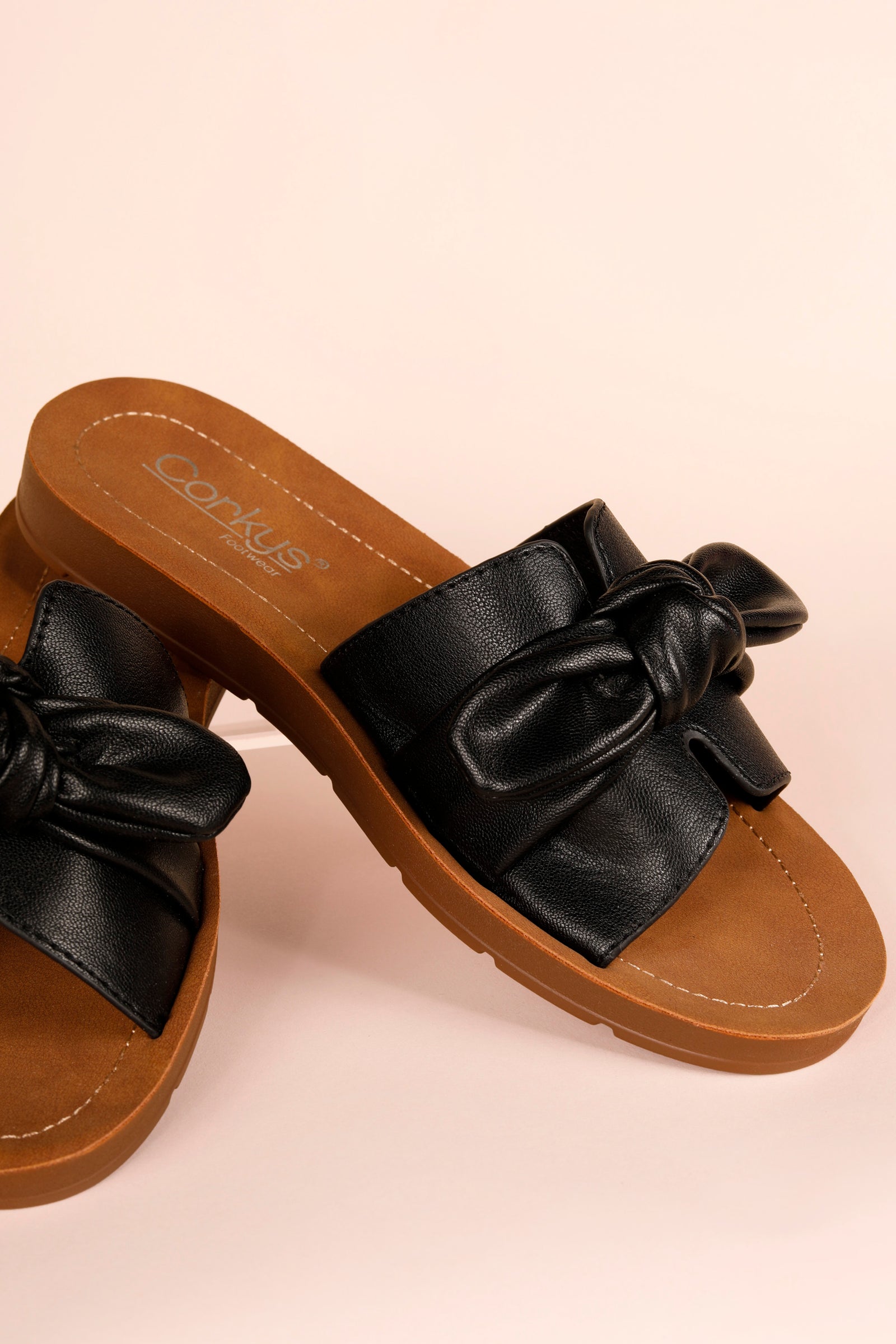 Corky's Too Cute Black Sandal