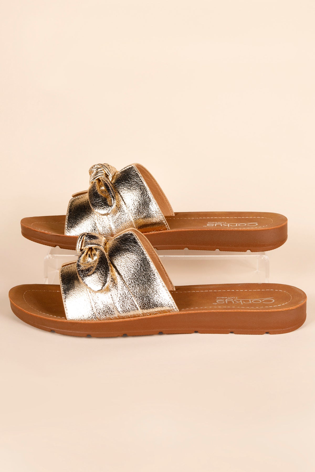 Corky's Too Cute Gold Sandal