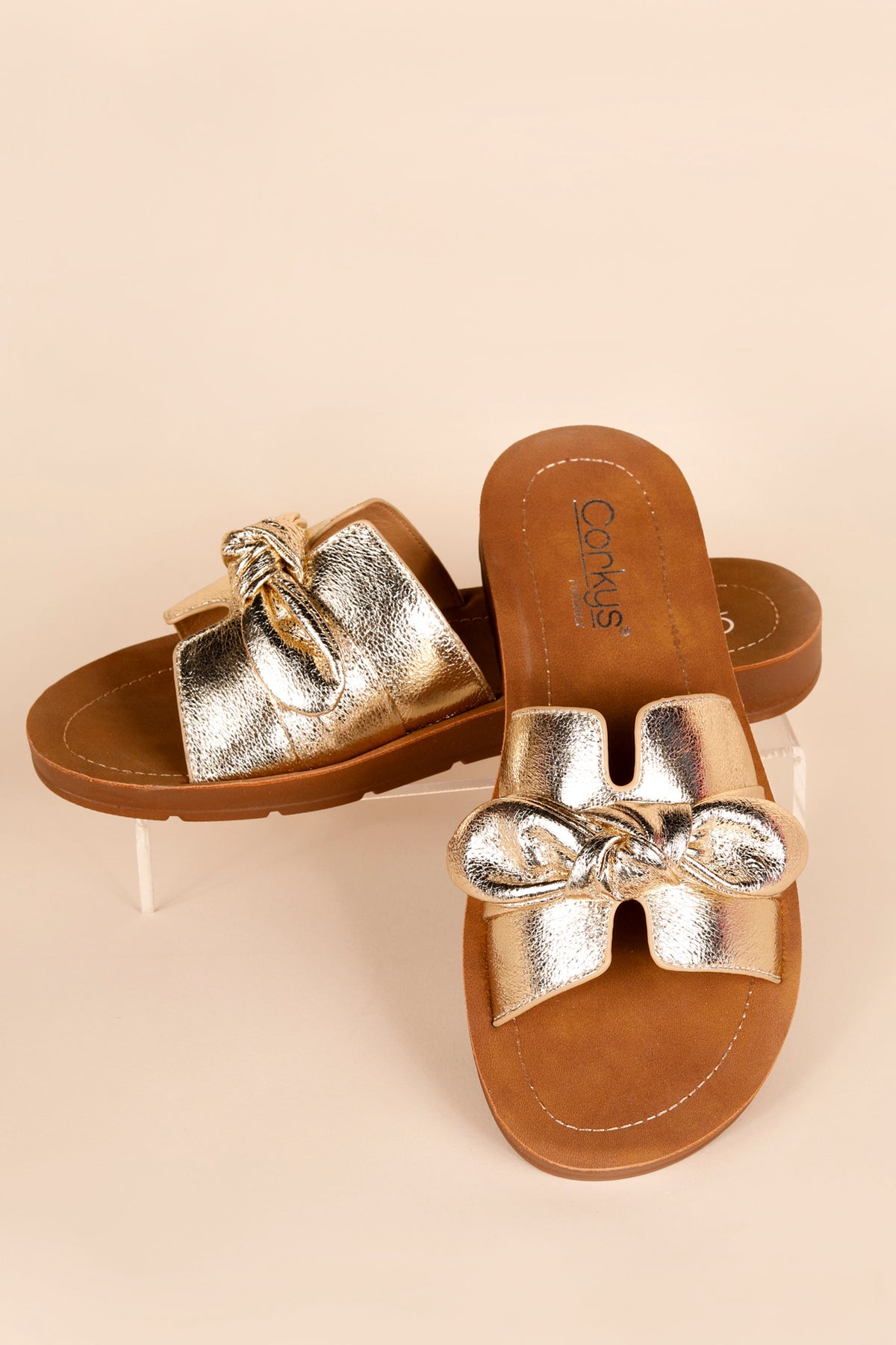 Corky's Too Cute Gold Sandal