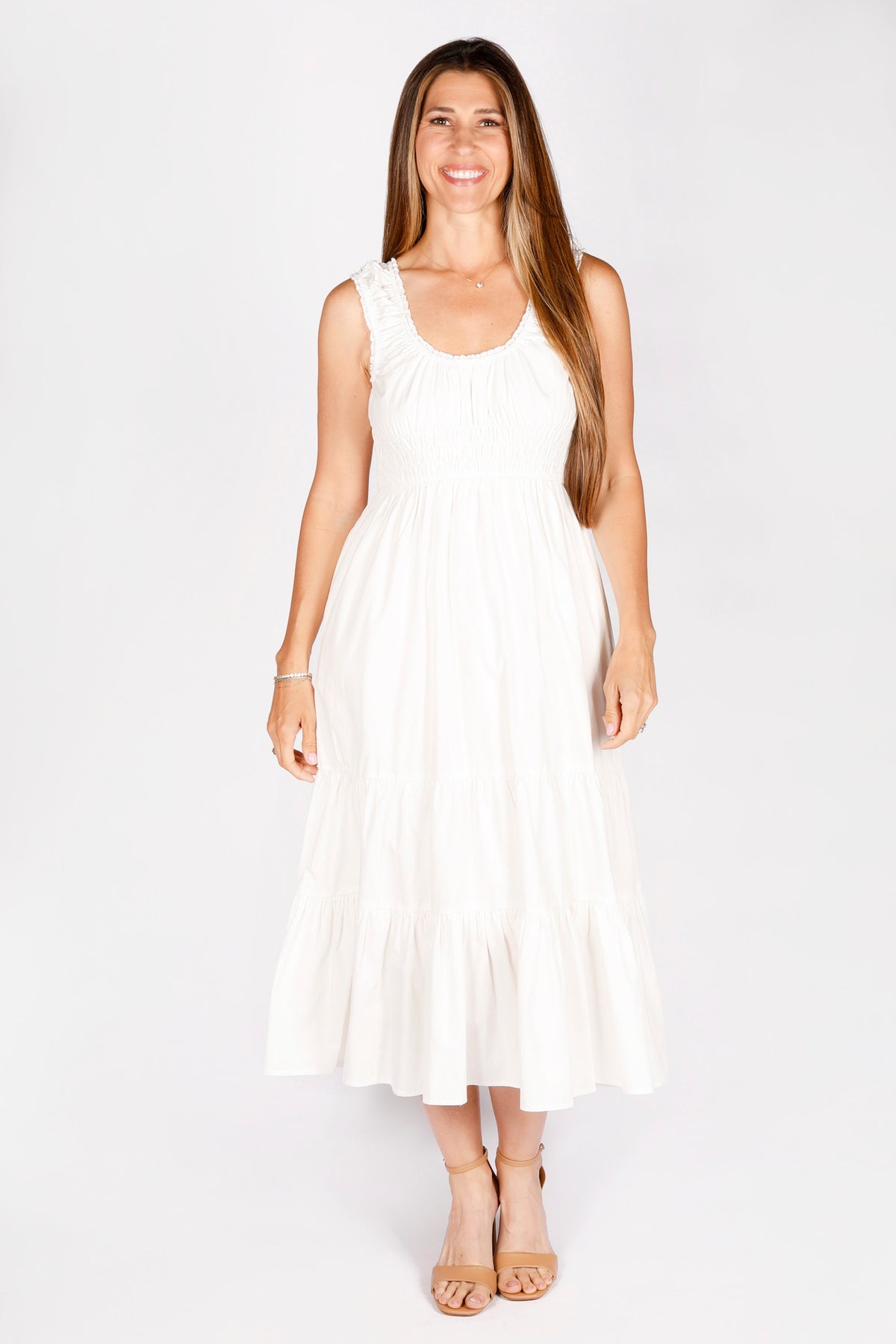 Camila White Maxi Dress - FINAL SALE